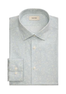 Calvin Klein Men's Long Sleeve Slim Fit Print Shirt