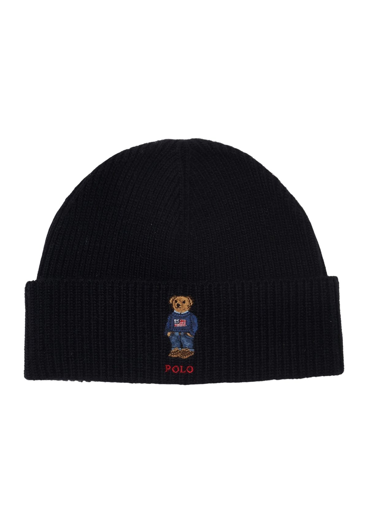 Solid Flag Bear Beanie