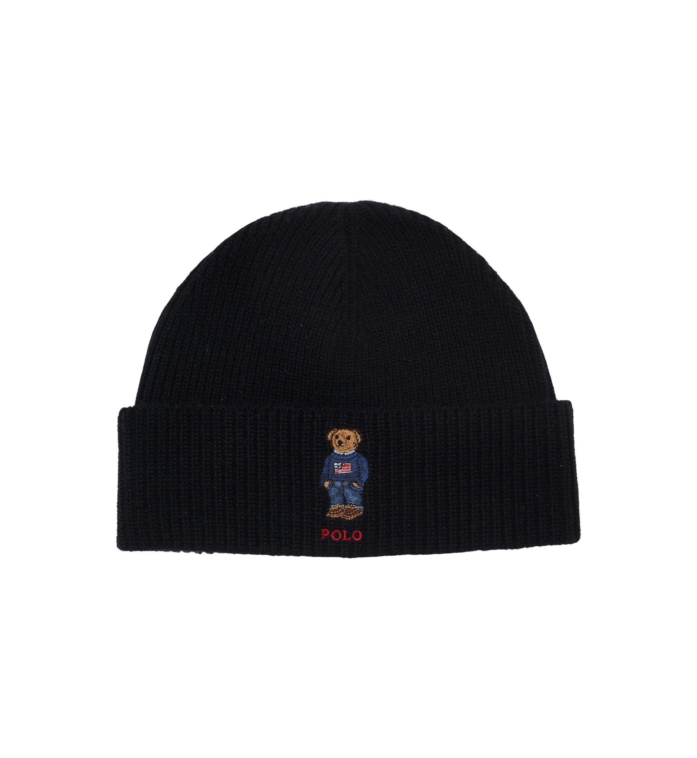 Solid Flag Bear Beanie