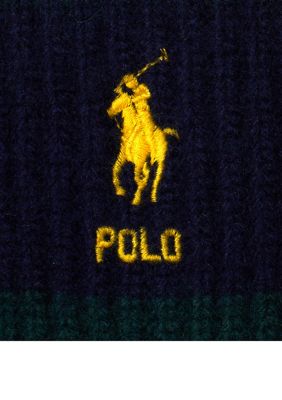 Polo Ralph Lauren 2-piece Textured Hat & Scarf Set in Gray for Men