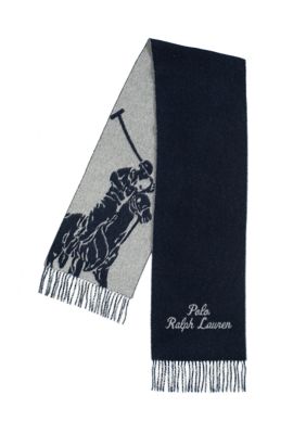 Polo Ralph Lauren Men's Big Pony Jacquard Scarf