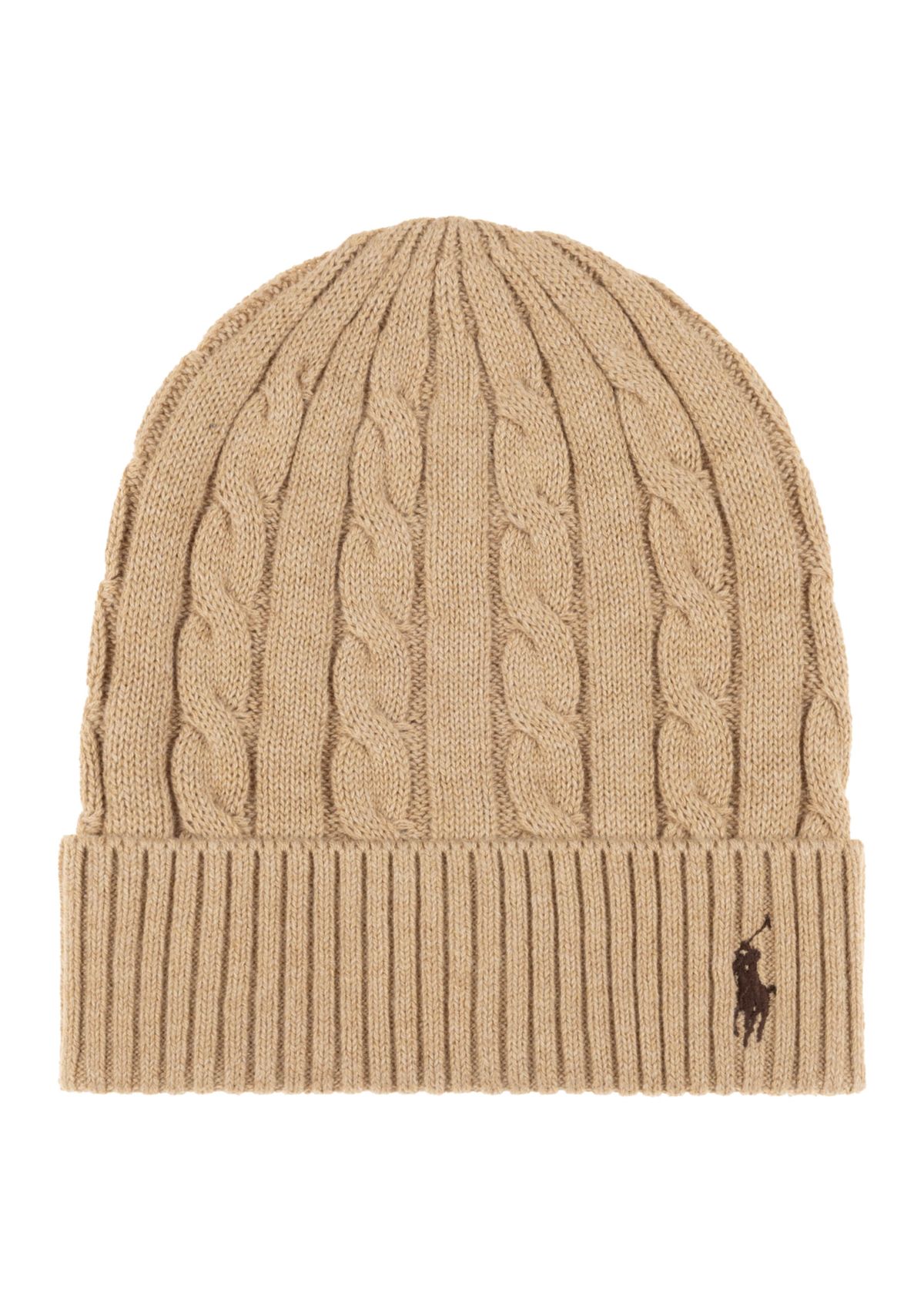 Cotton Cashmere Cable Beanie 