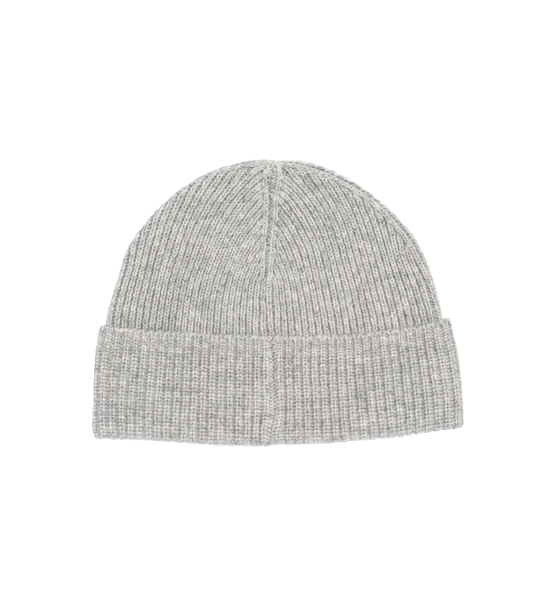Solid Denim Bear Beanie