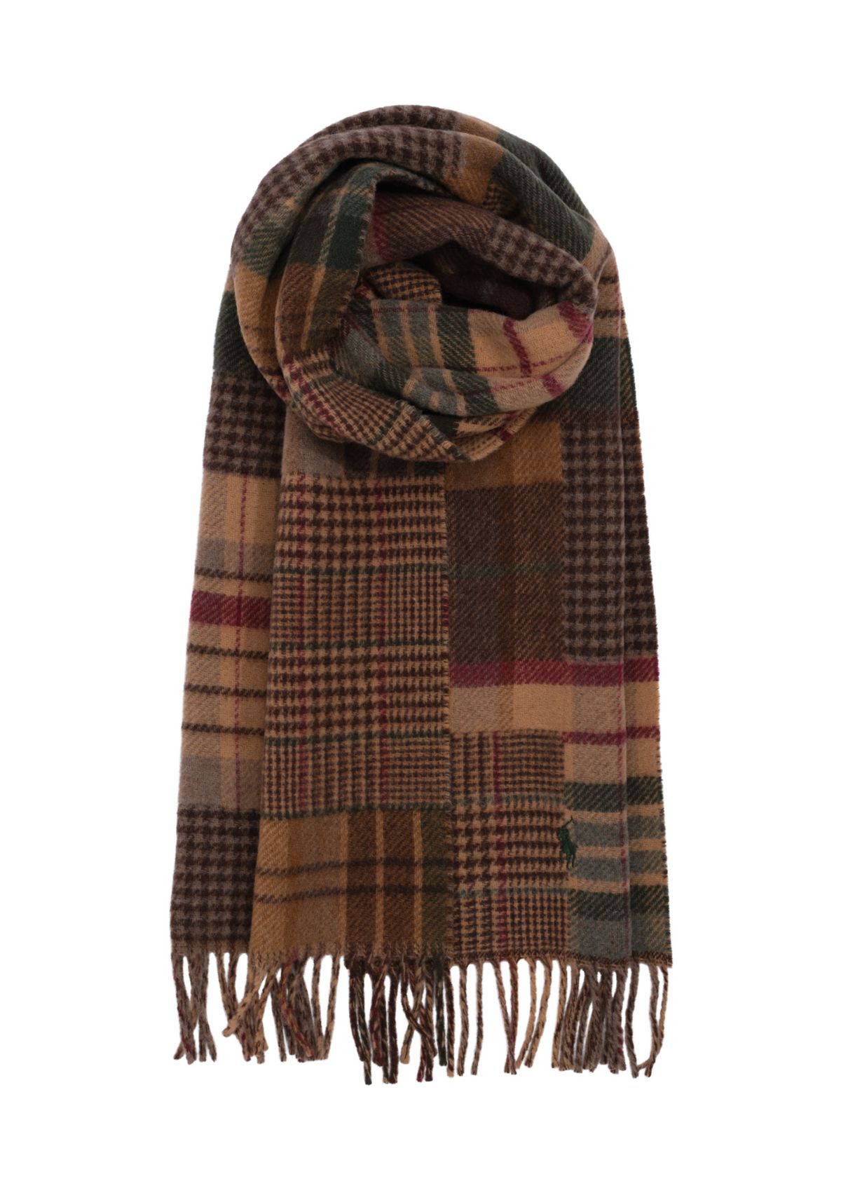 Menswear Patchwork Scarf