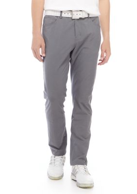 Pro Tour Men's 5 Pocket 4-Way Stretch Hybrid Golf Pants, Grey, 34 X 30 -  0084971404708