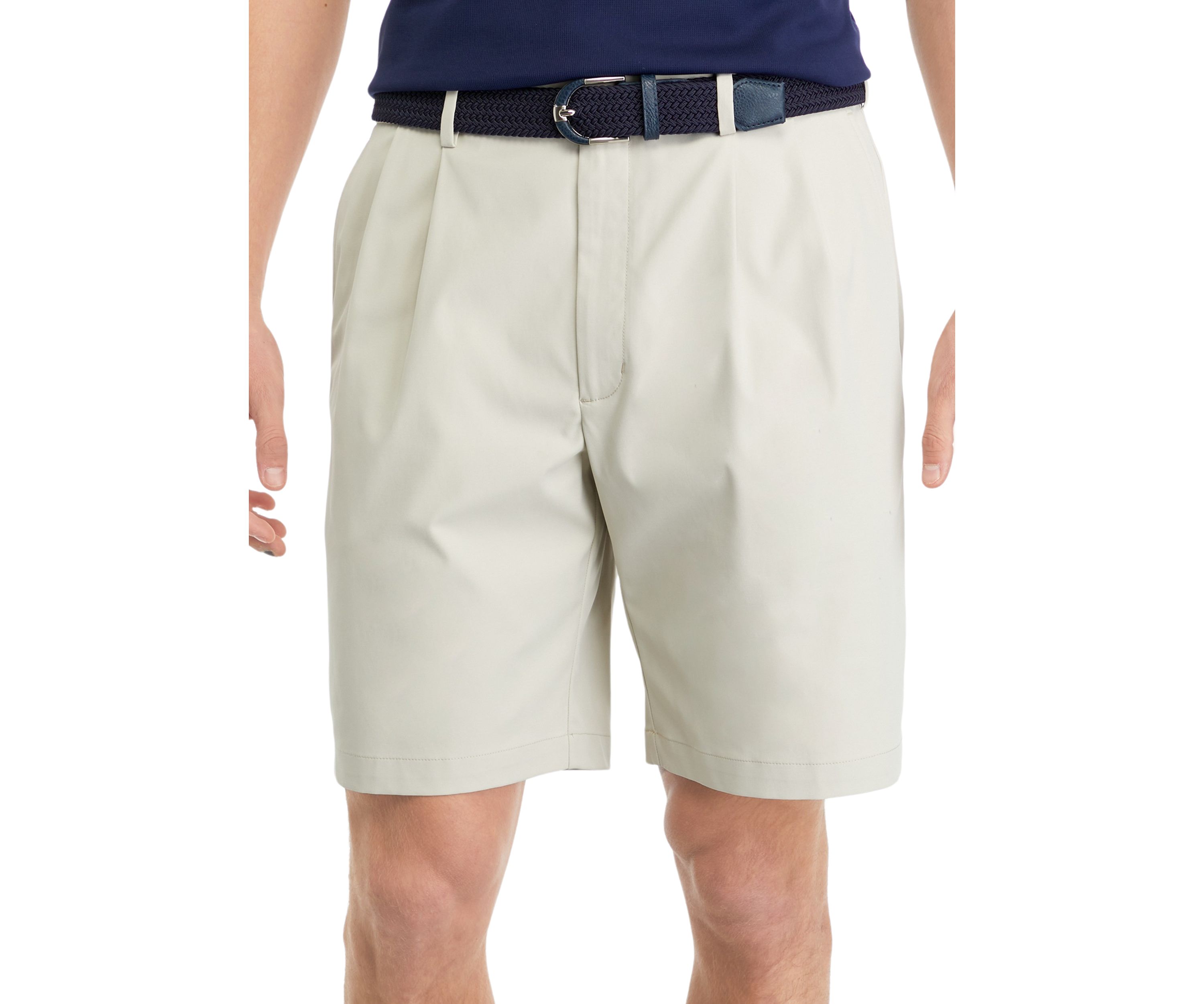 Mens Pleated 9" Shorts
