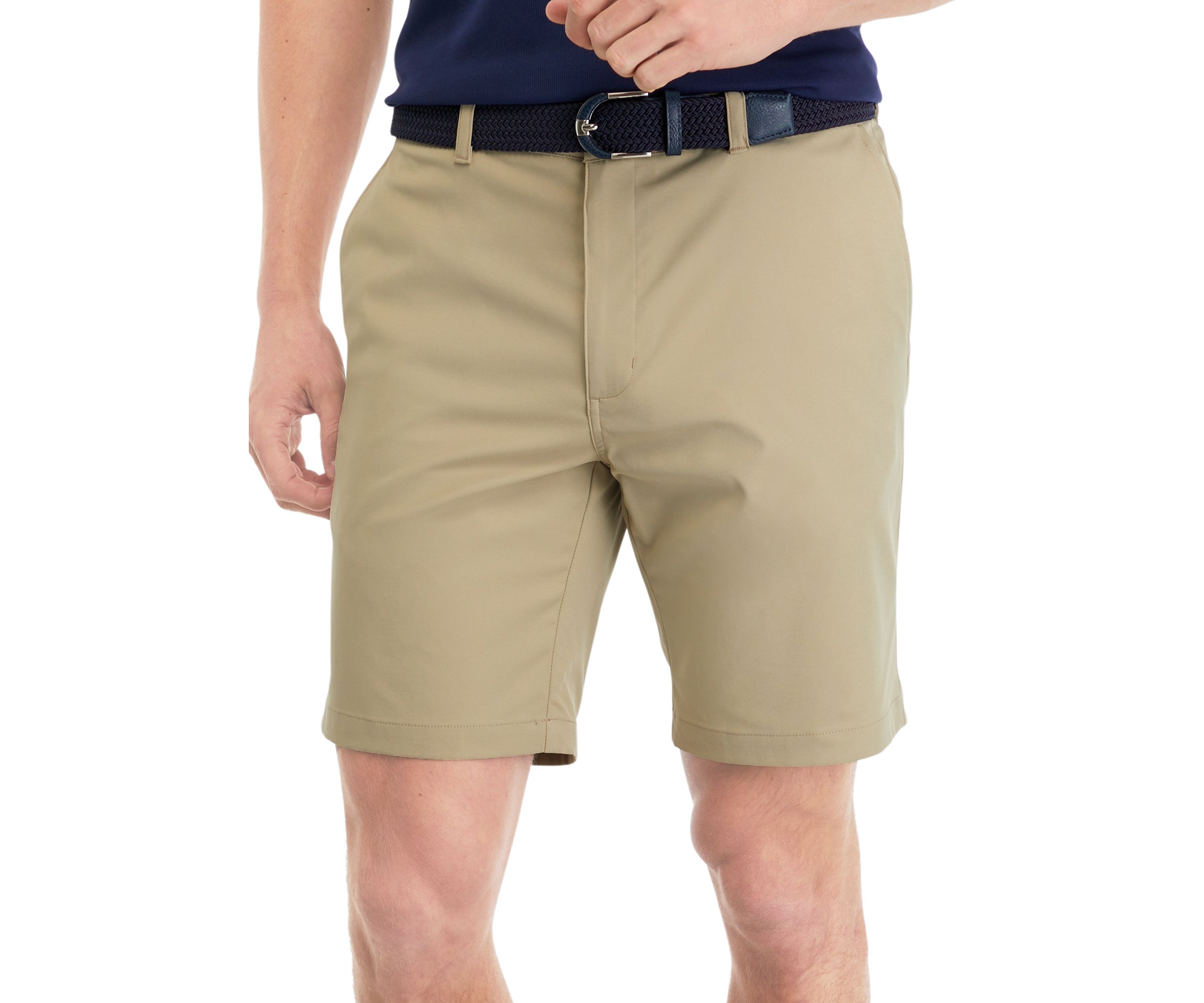 9" Flat Front Mechanical Stretch Shorts