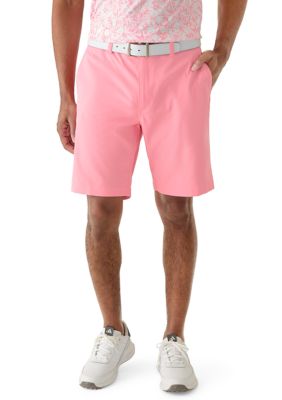 Pro Tour Men's 9" Flat Front Mechanical Stretch Shorts, 34