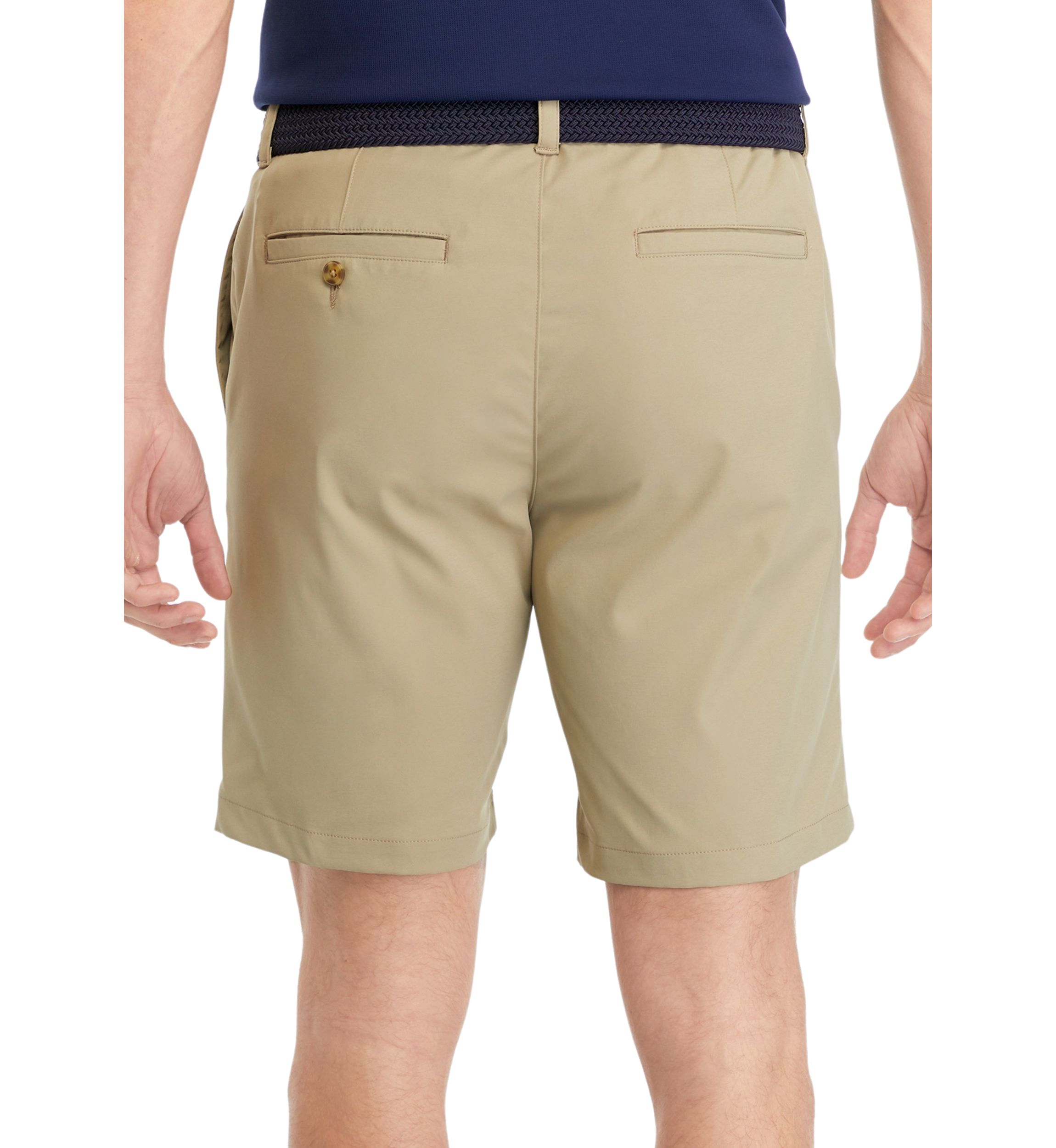 9" Flat Front Mechanical Stretch Shorts