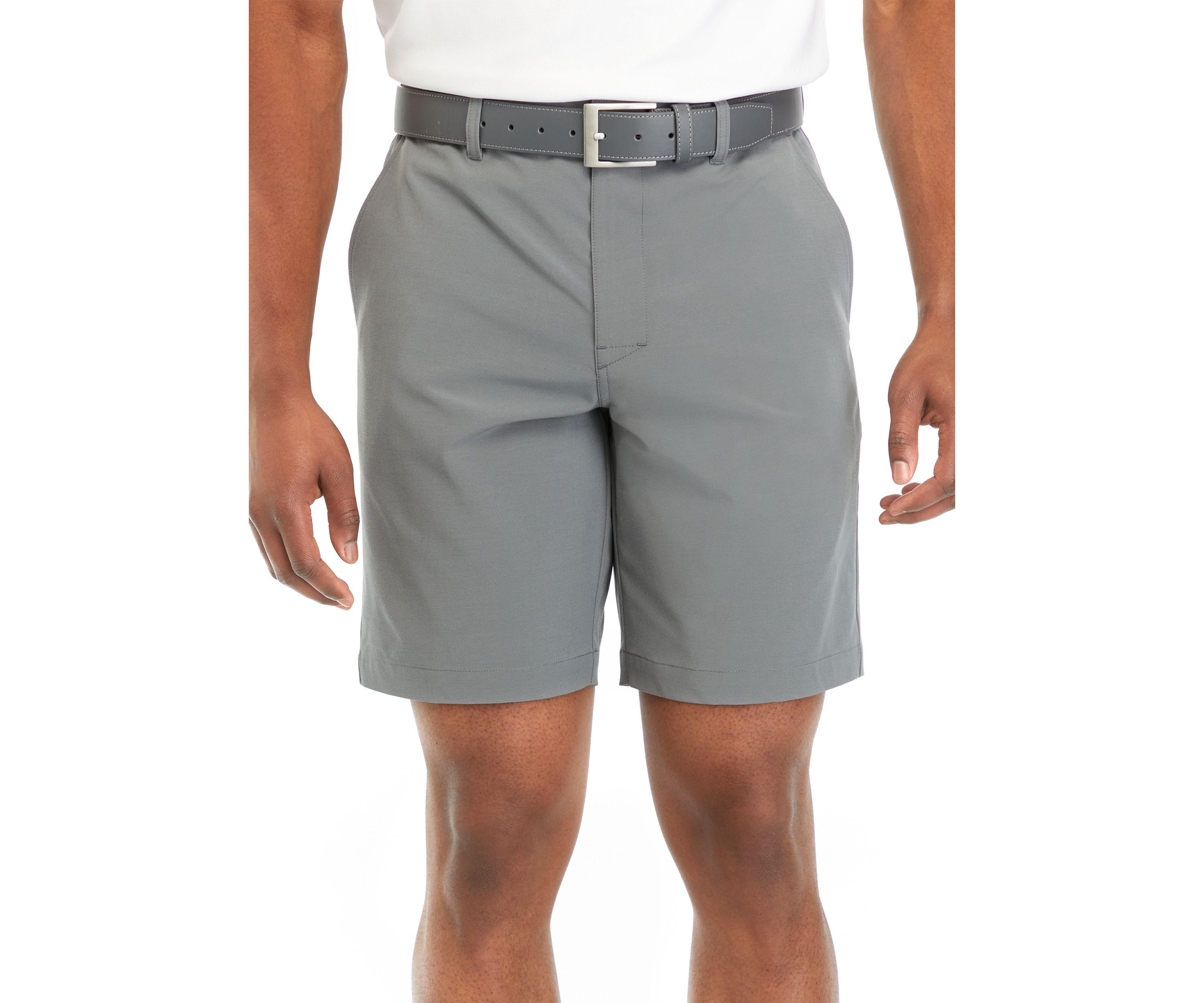 Mens 9" Flat Front Horizontal Tex Shorts