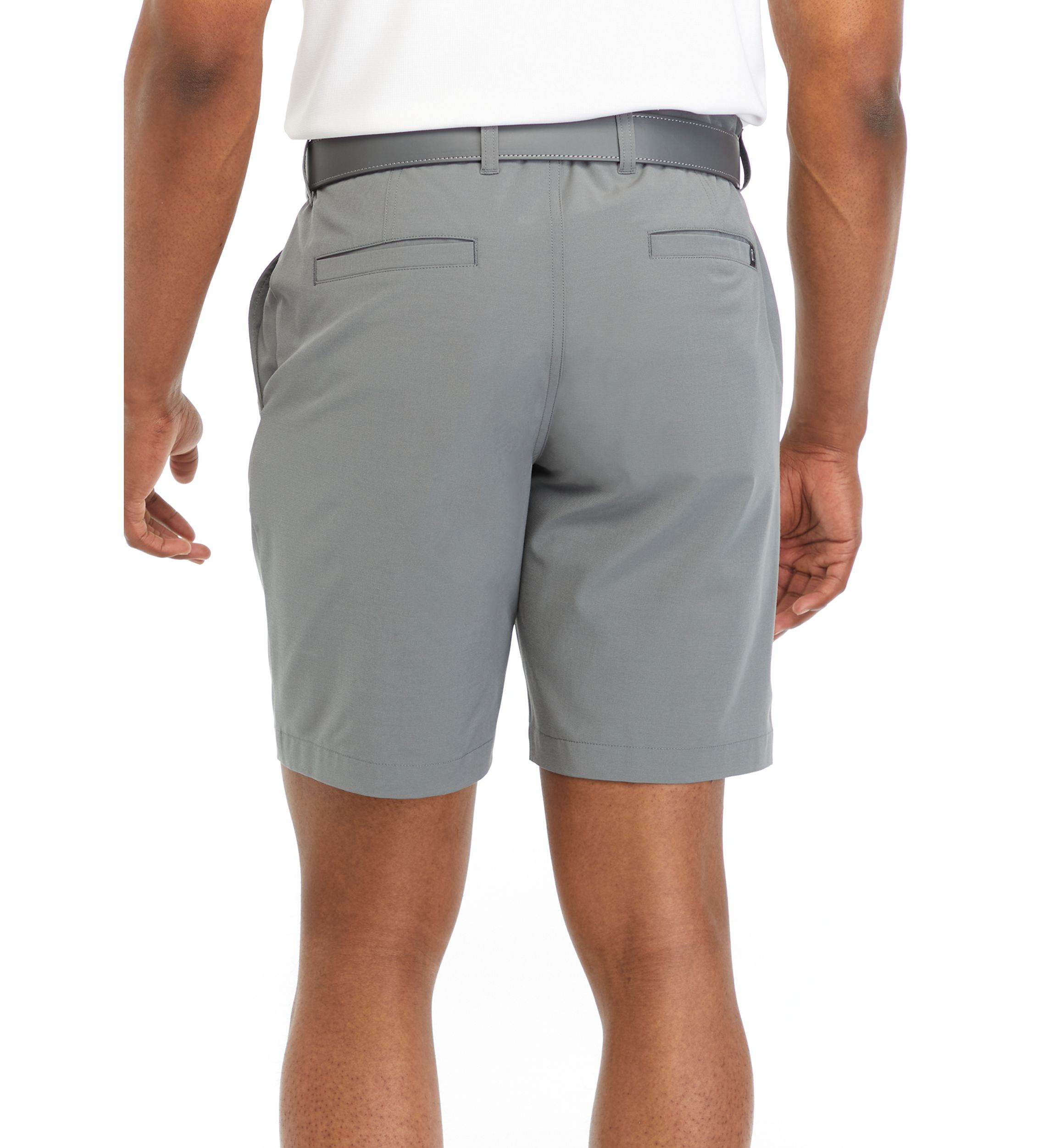 Mens 9" Flat Front Horizontal Tex Shorts