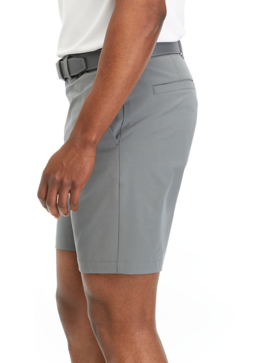 Mens 9" Flat Front Horizontal Tex Shorts