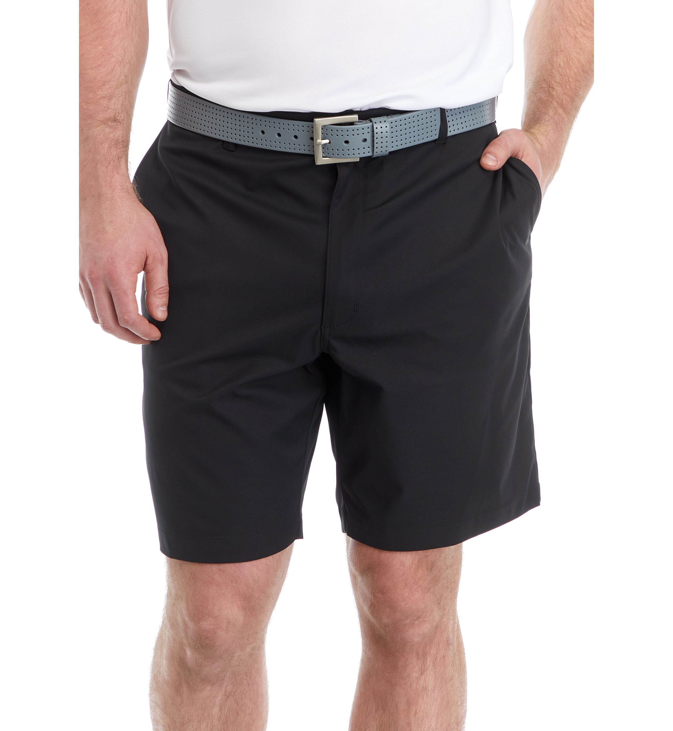 Big & Tall 9" Flat Front Active Stretch Shorts