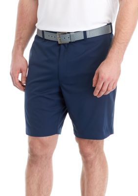 Pro Tour Men's Big & Tall 9"" Flat Front Active Stretch Shorts, Black -  0713610597685