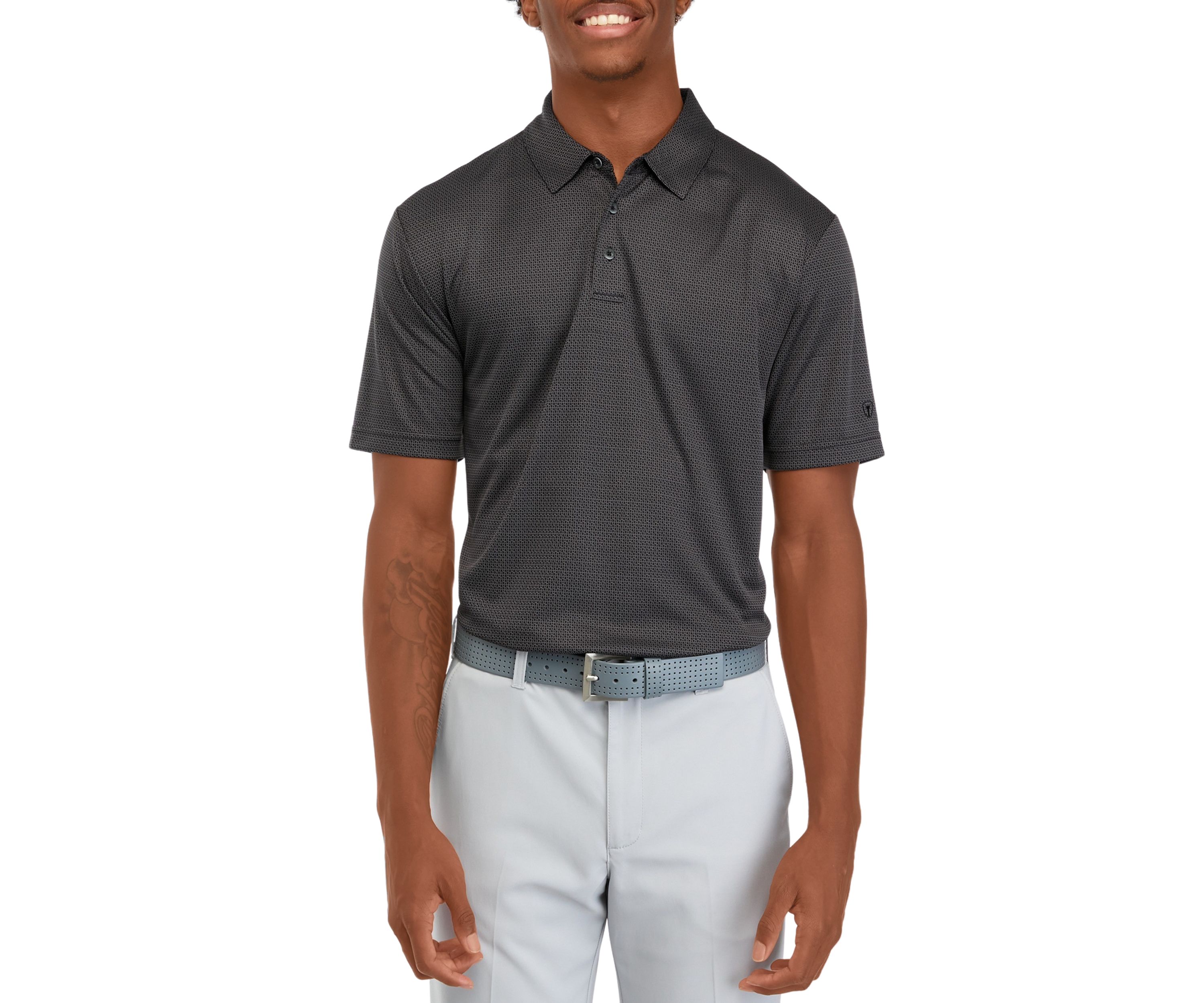 Mens Jacquard Polo Shirt
