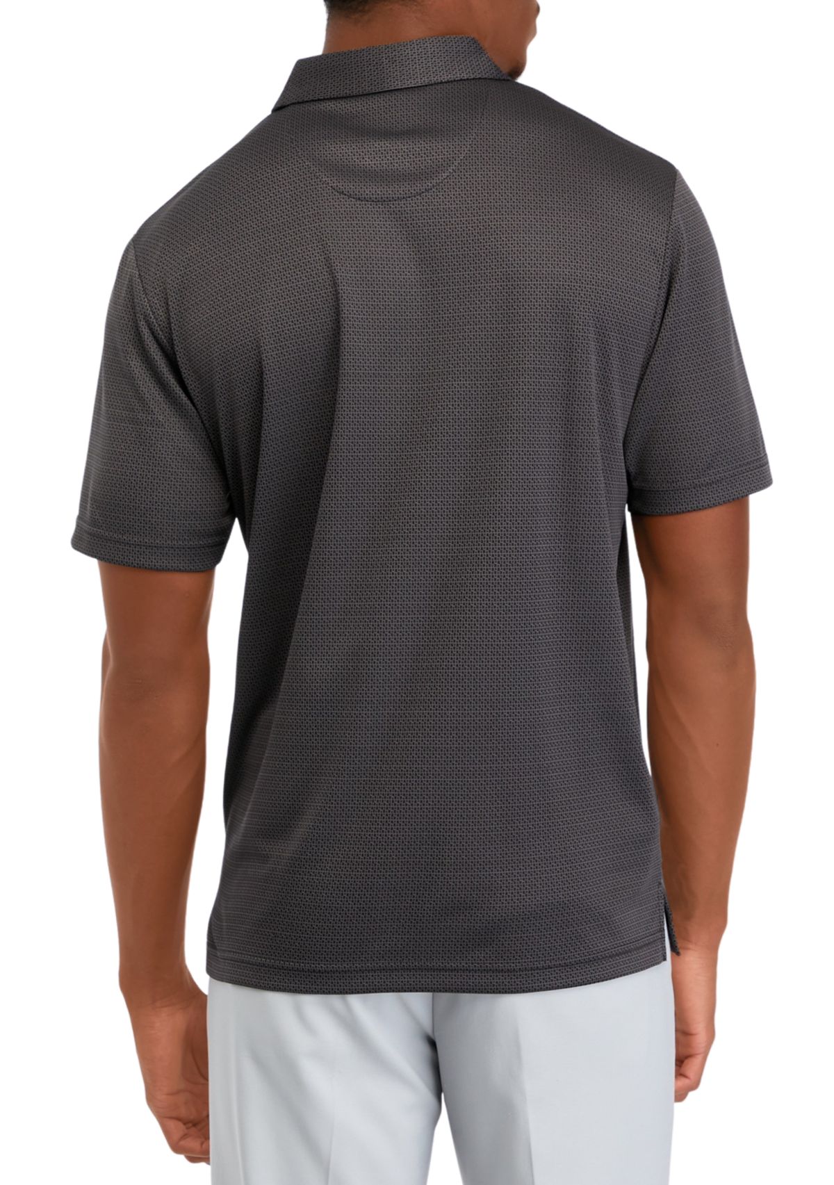 Mens Jacquard Polo Shirt