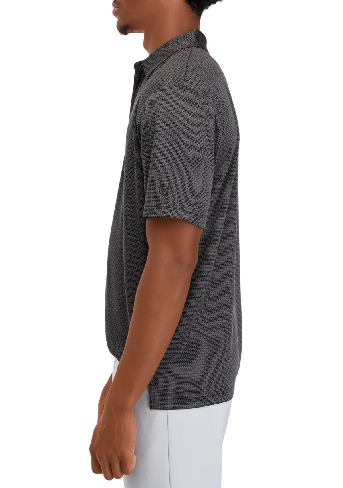 Mens Jacquard Polo Shirt