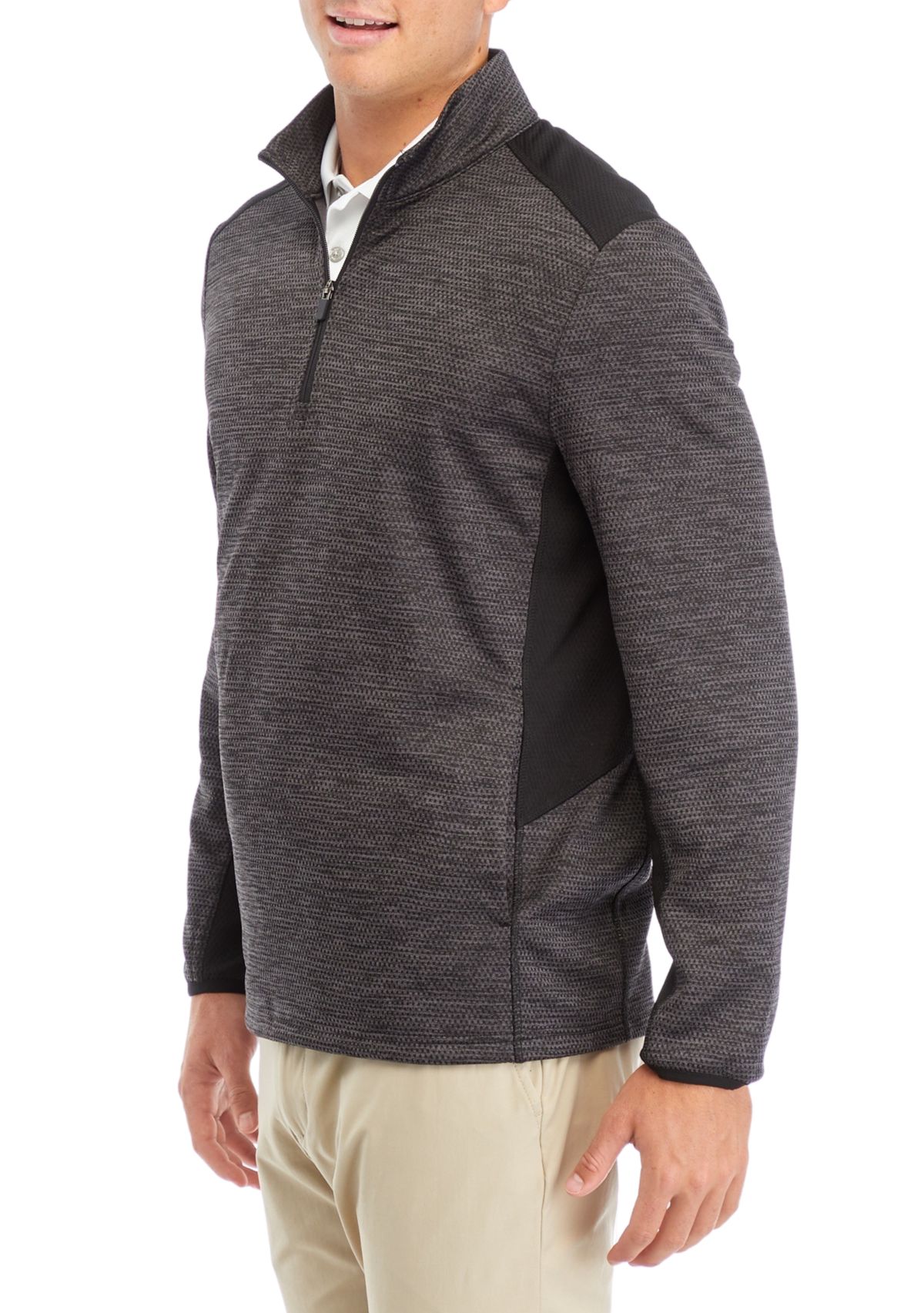 Mens Fleece 1/4 Zip Sweater