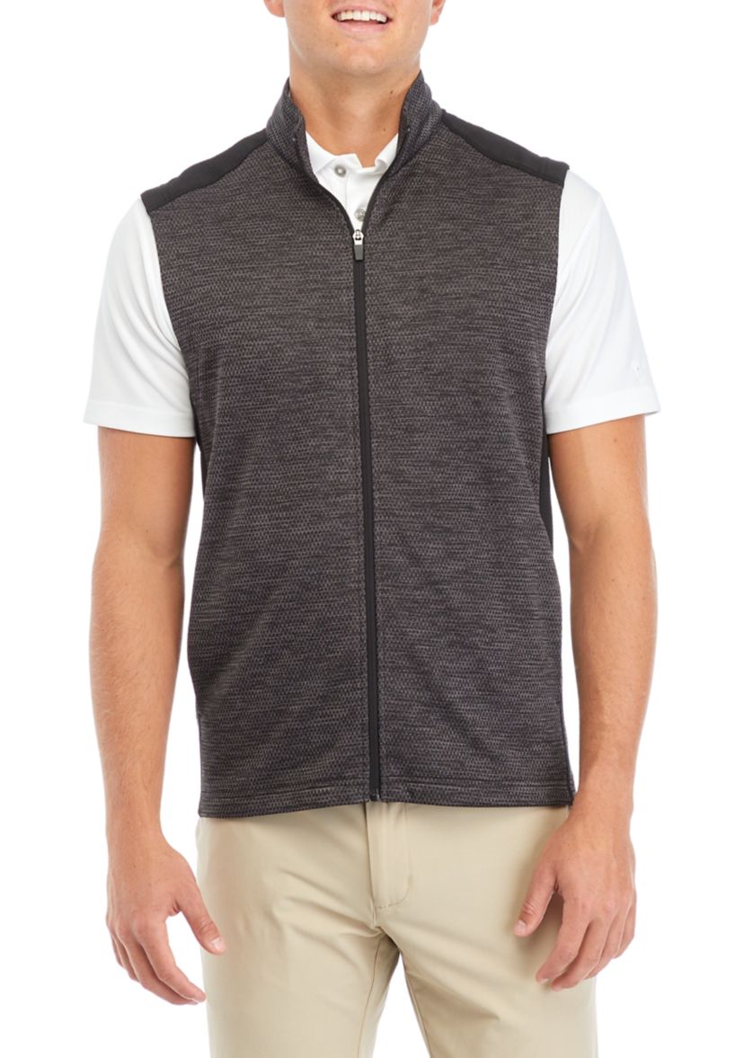 Mens Geo Fleece Vest