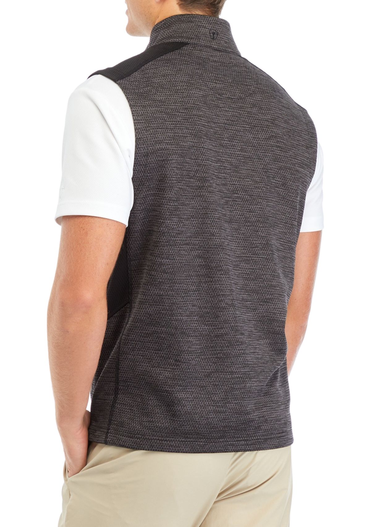 Mens Geo Fleece Vest