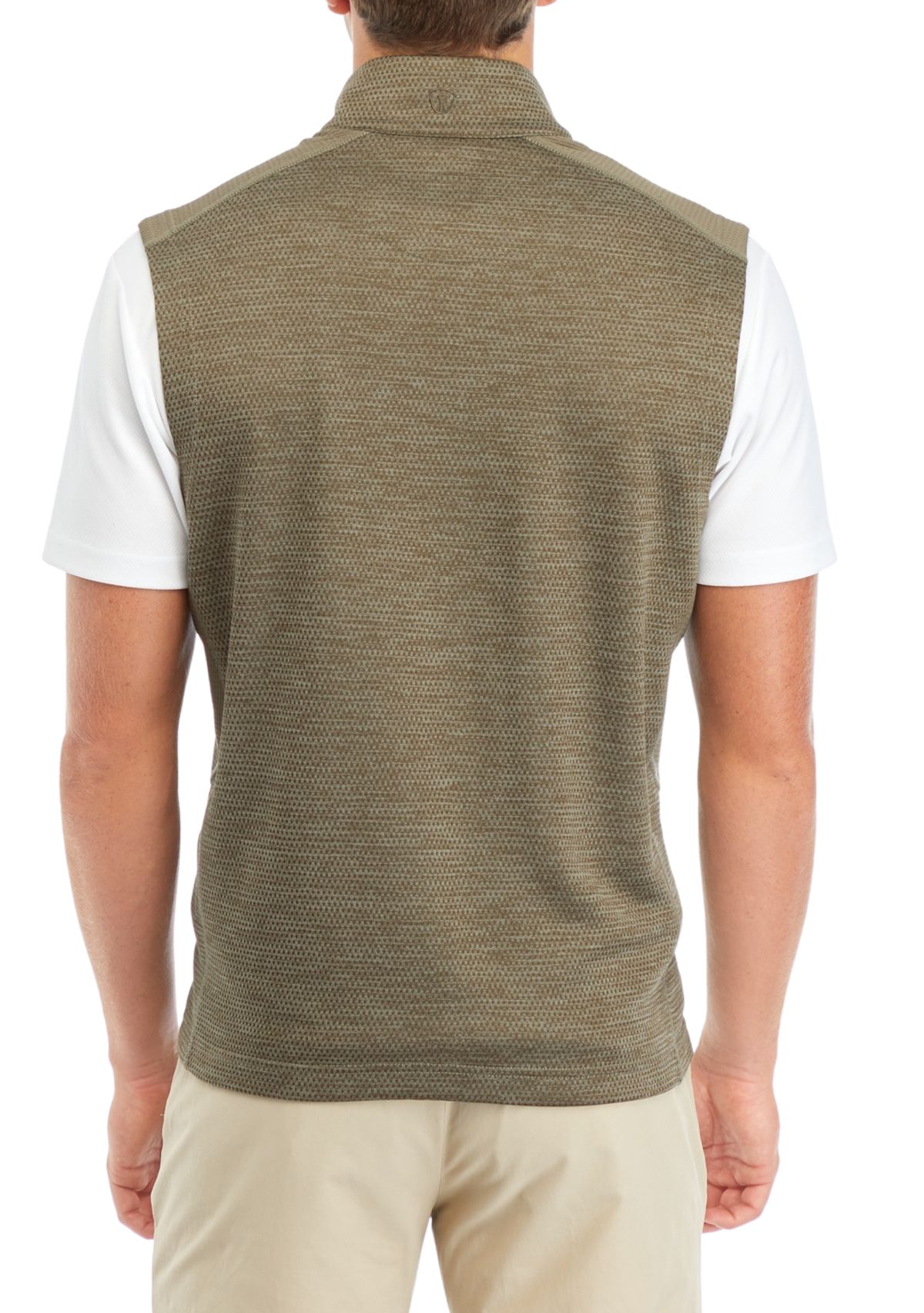 Mens Geo Fleece Vest