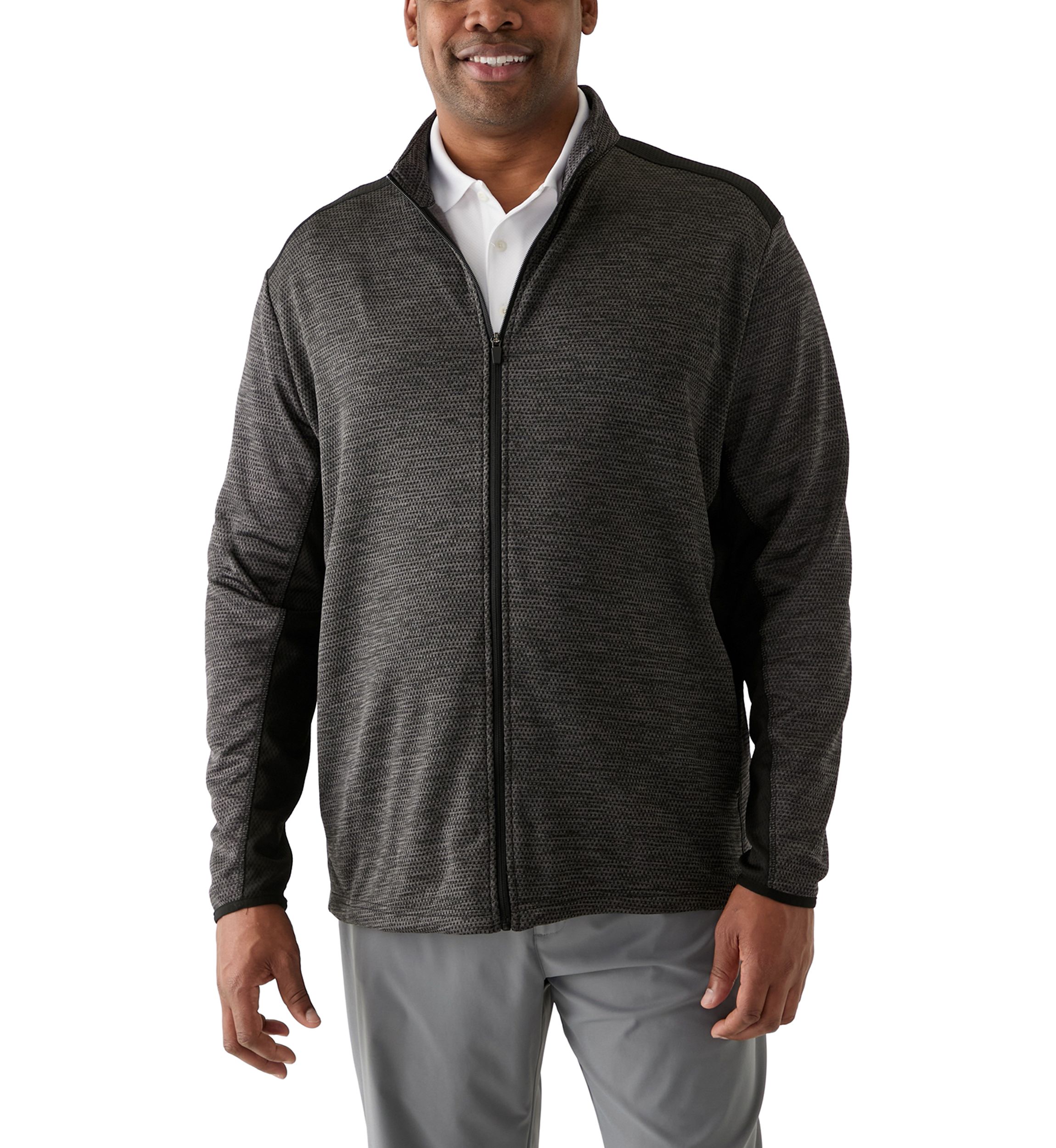 Big & Tall Geo Fleece Full Zip Jacket