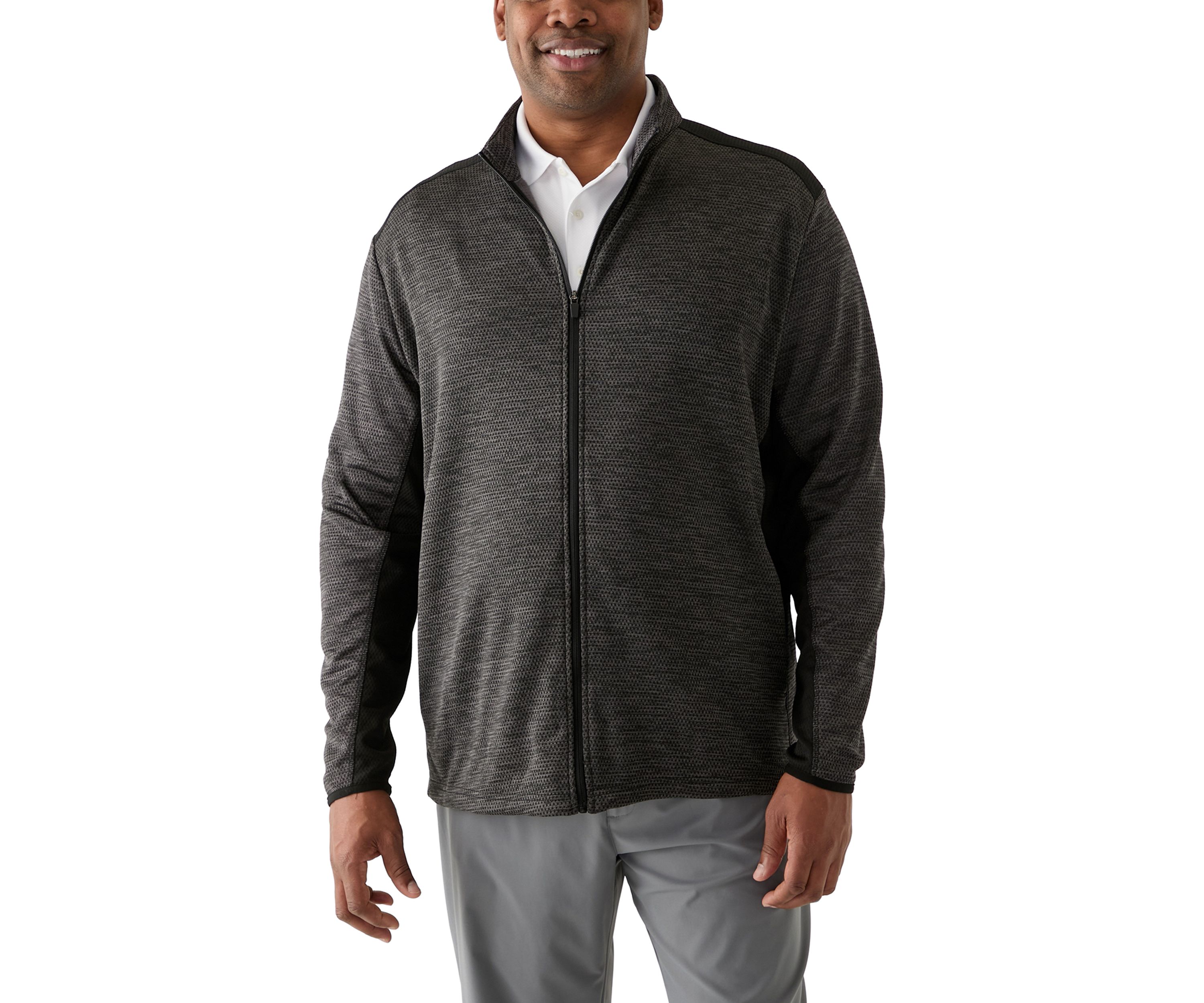 Big & Tall Geo Fleece Full Zip Jacket
