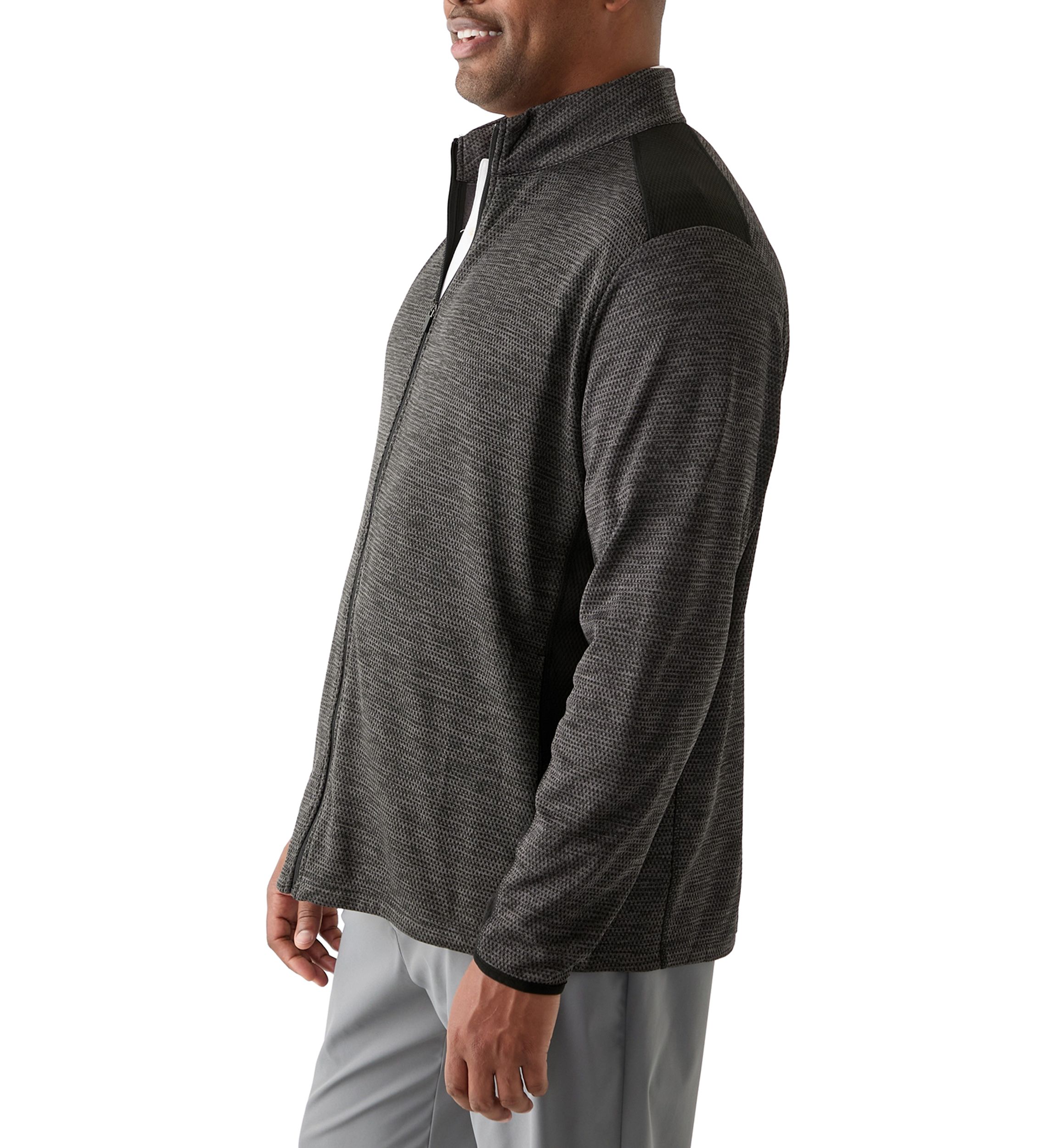 Big & Tall Geo Fleece Full Zip Jacket