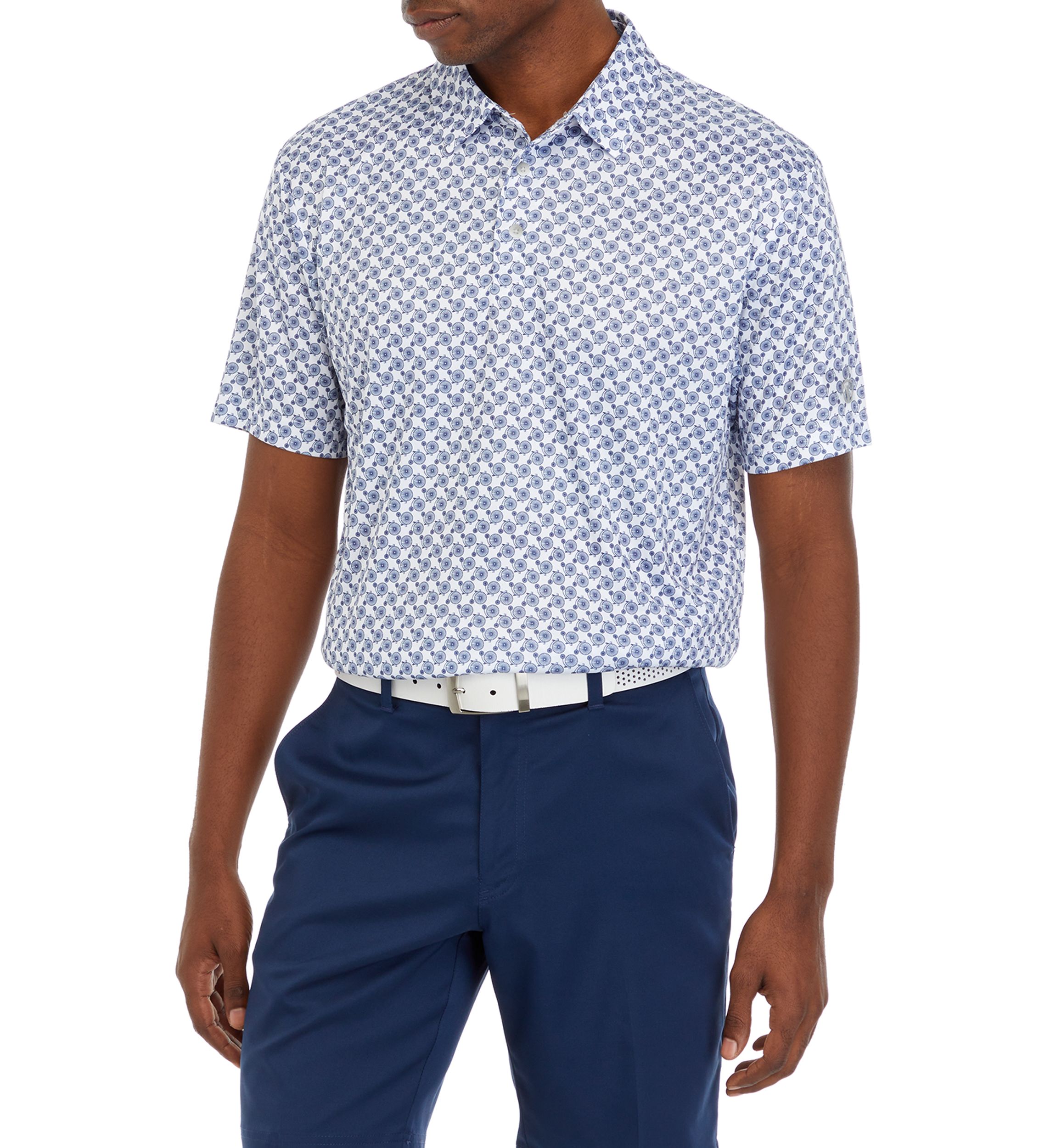 Bike Print Polo Shirt 