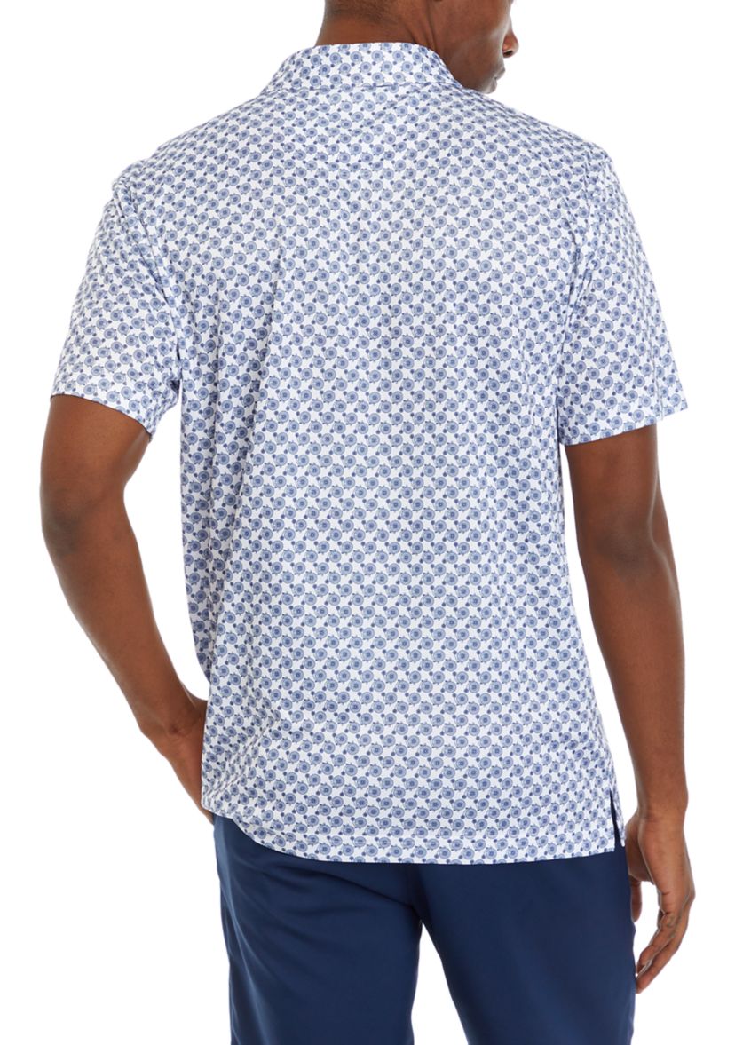 Bike Print Polo Shirt 
