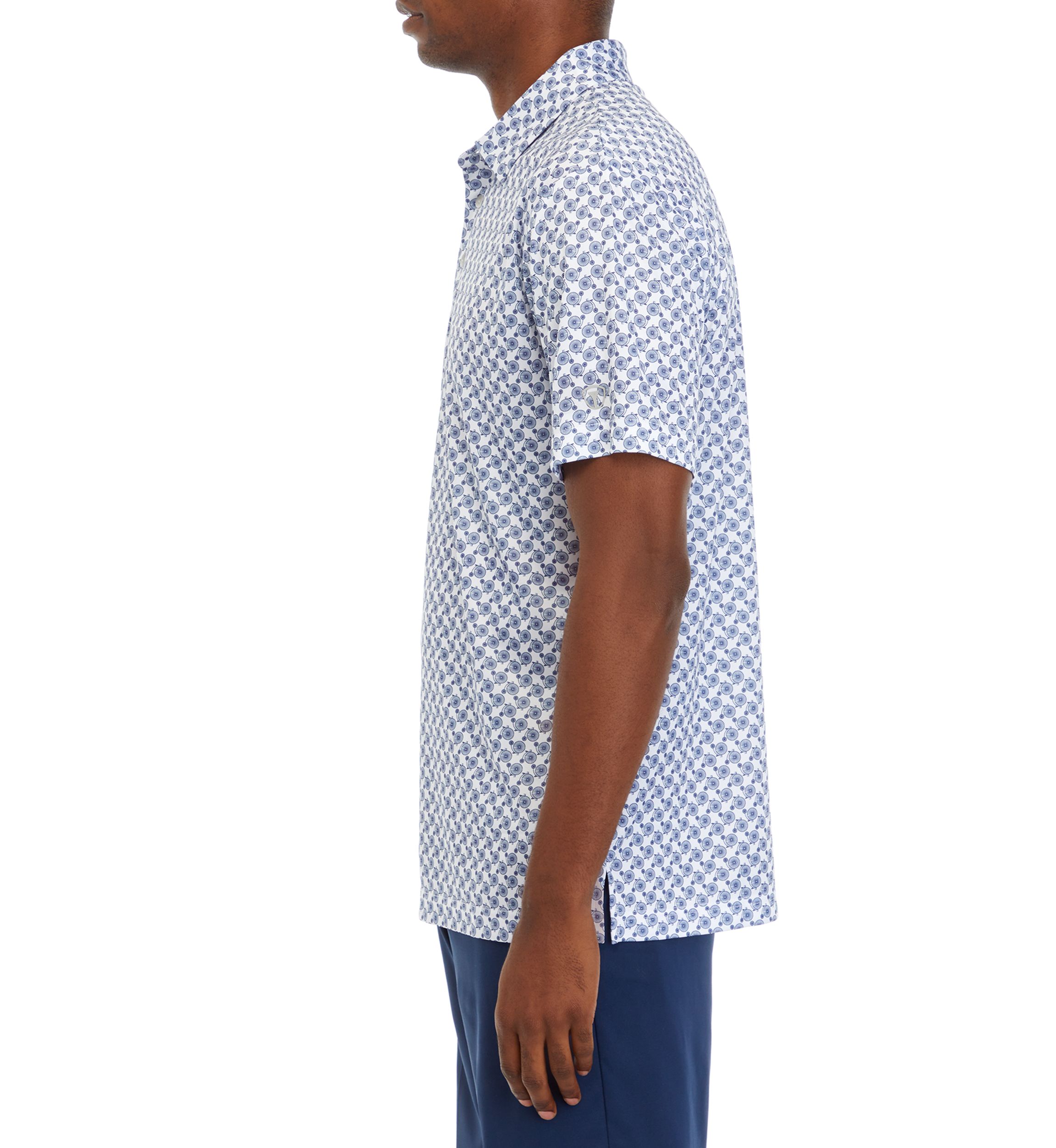Bike Print Polo Shirt 