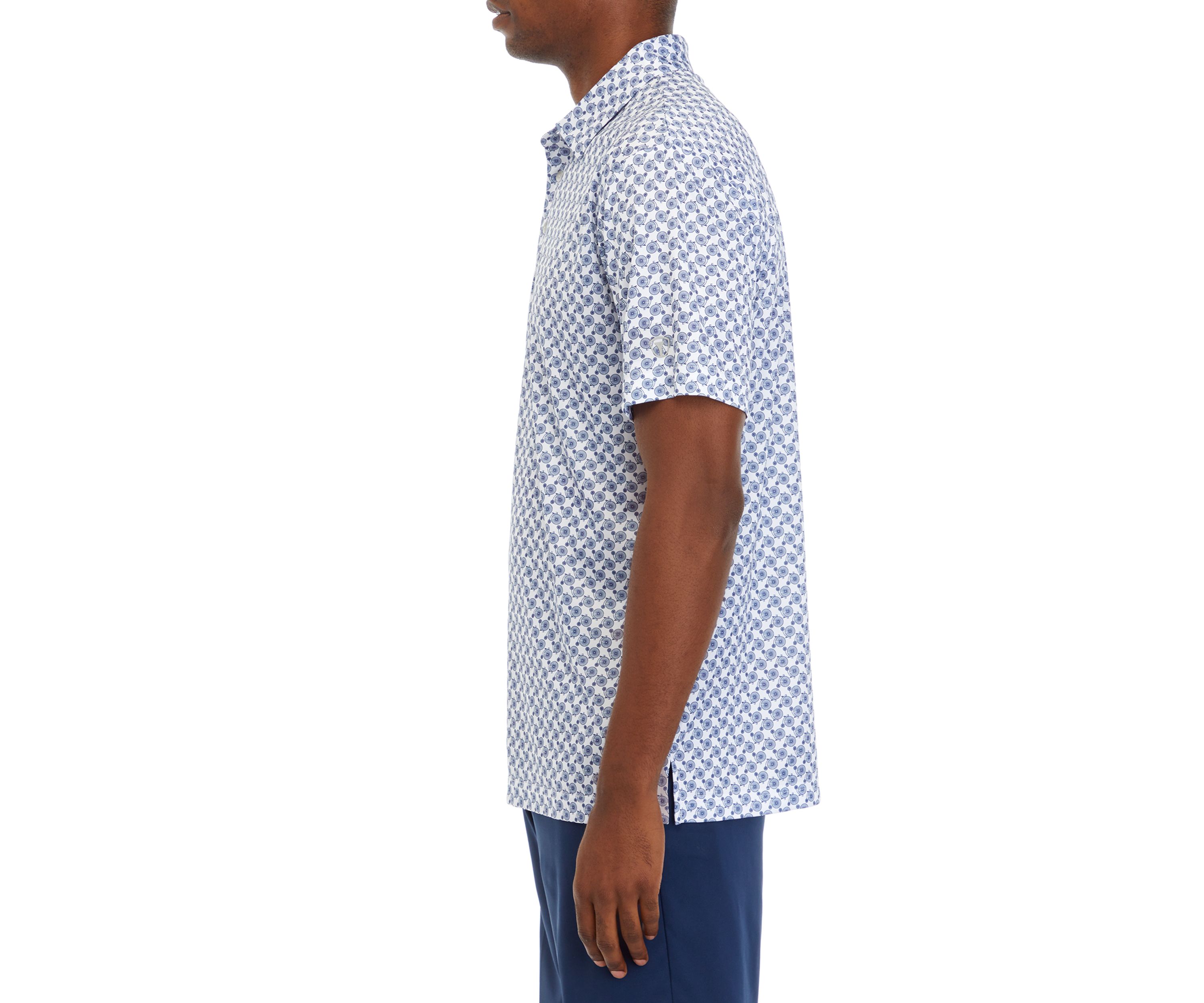 Bike Print Polo Shirt 