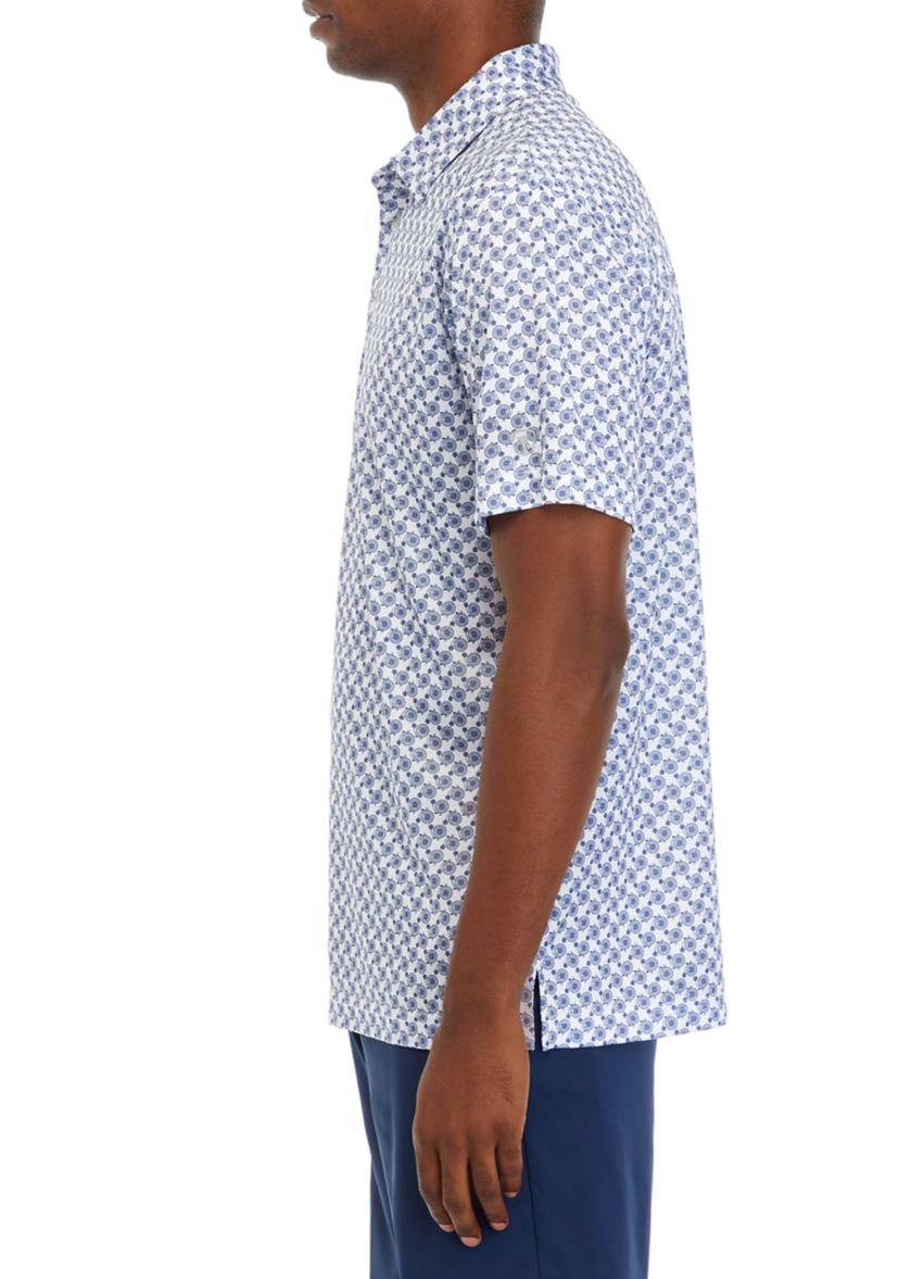 Bike Print Polo Shirt 