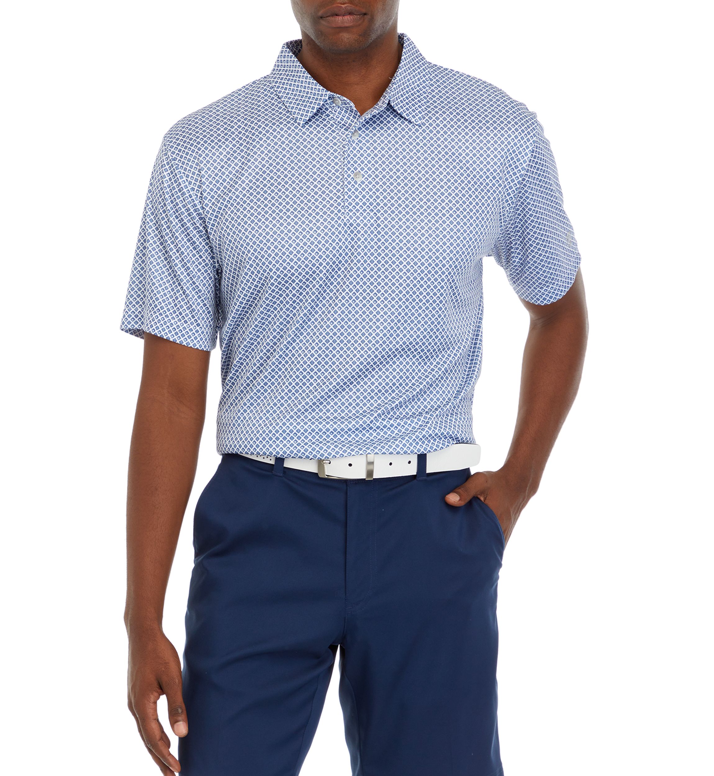 Geo Printed Polo Shirt 