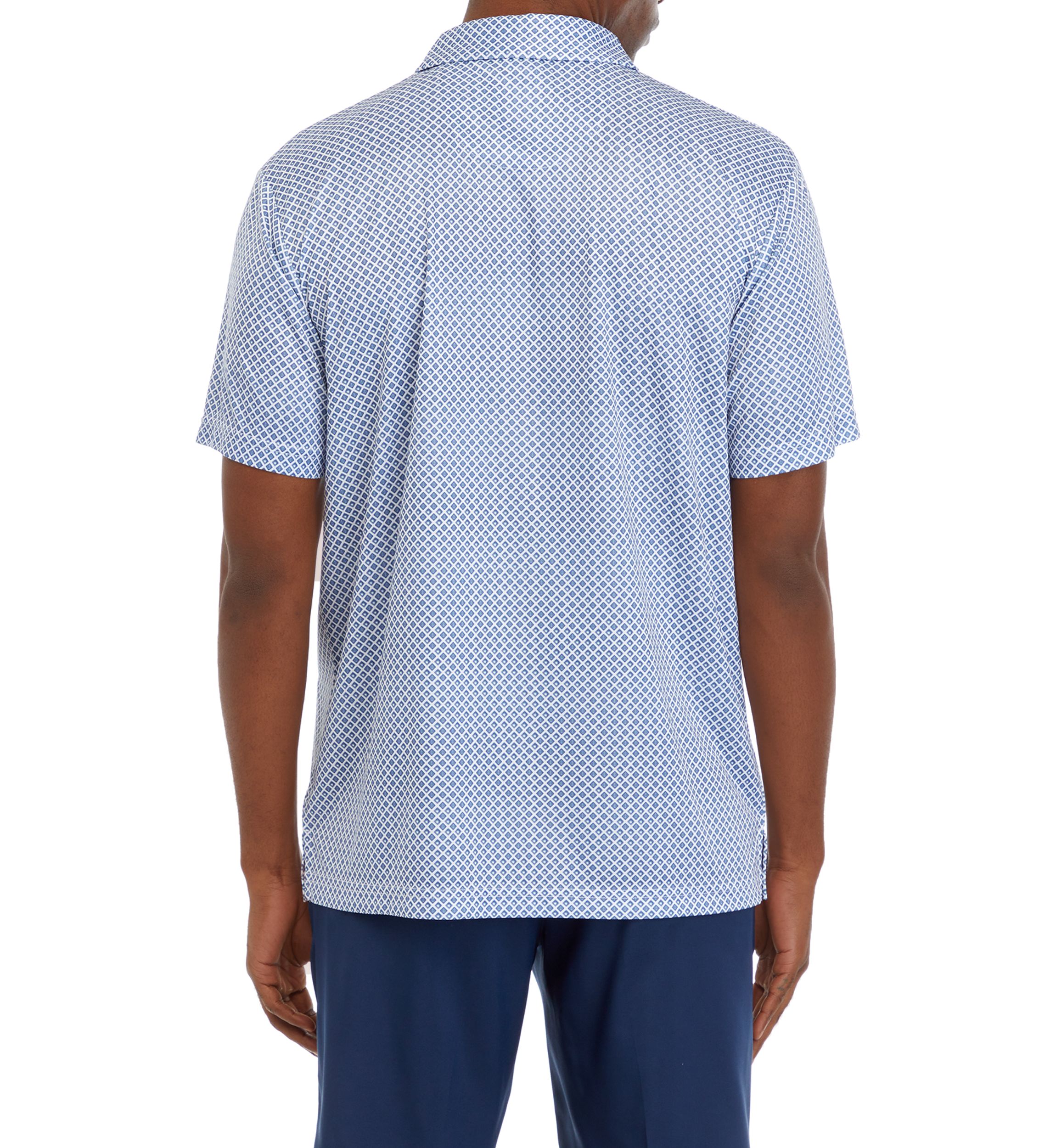 Geo Printed Polo Shirt 
