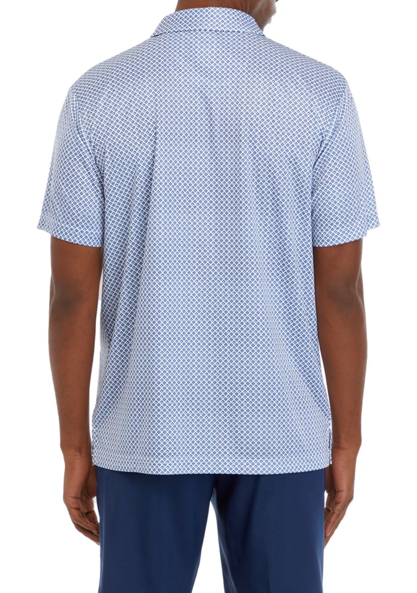 Geo Printed Polo Shirt 