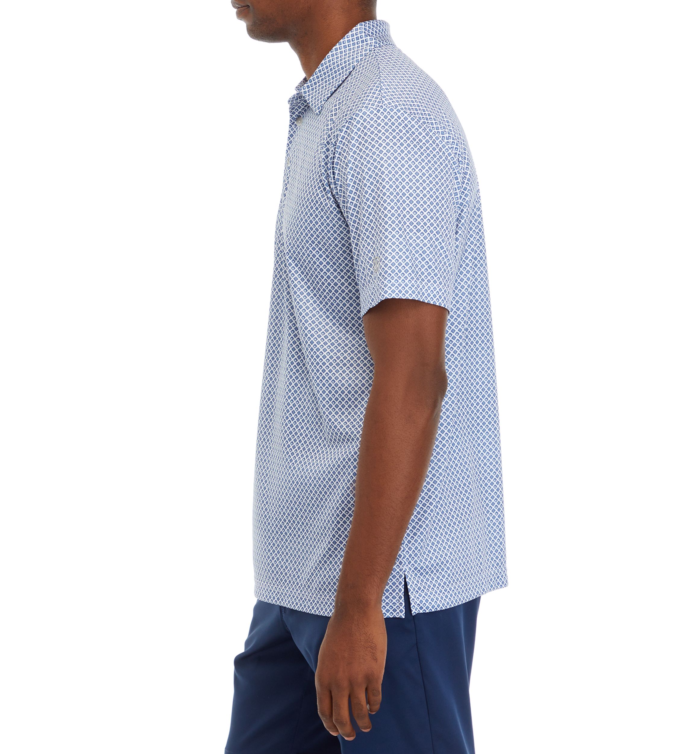 Geo Printed Polo Shirt 