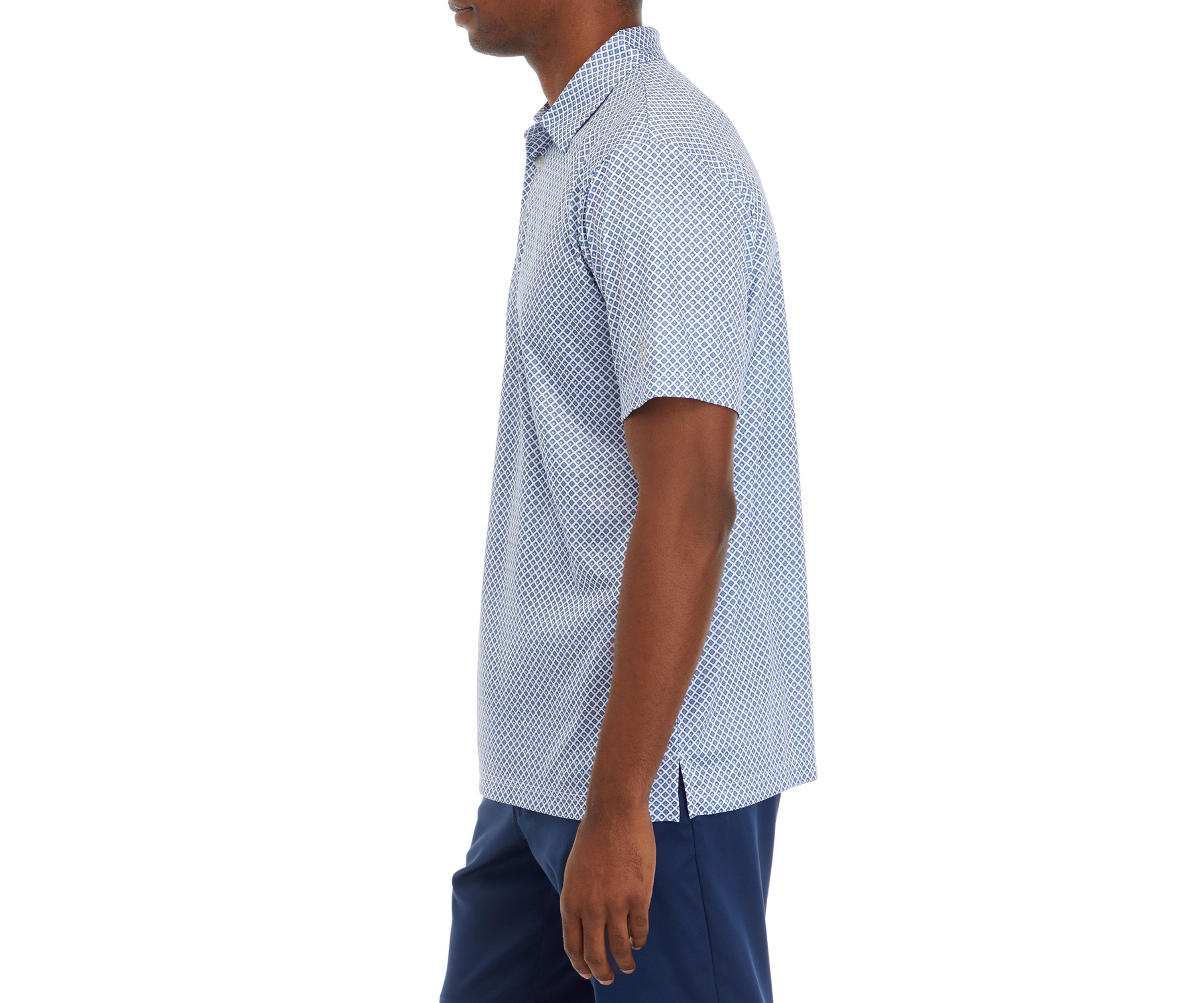Geo Printed Polo Shirt 