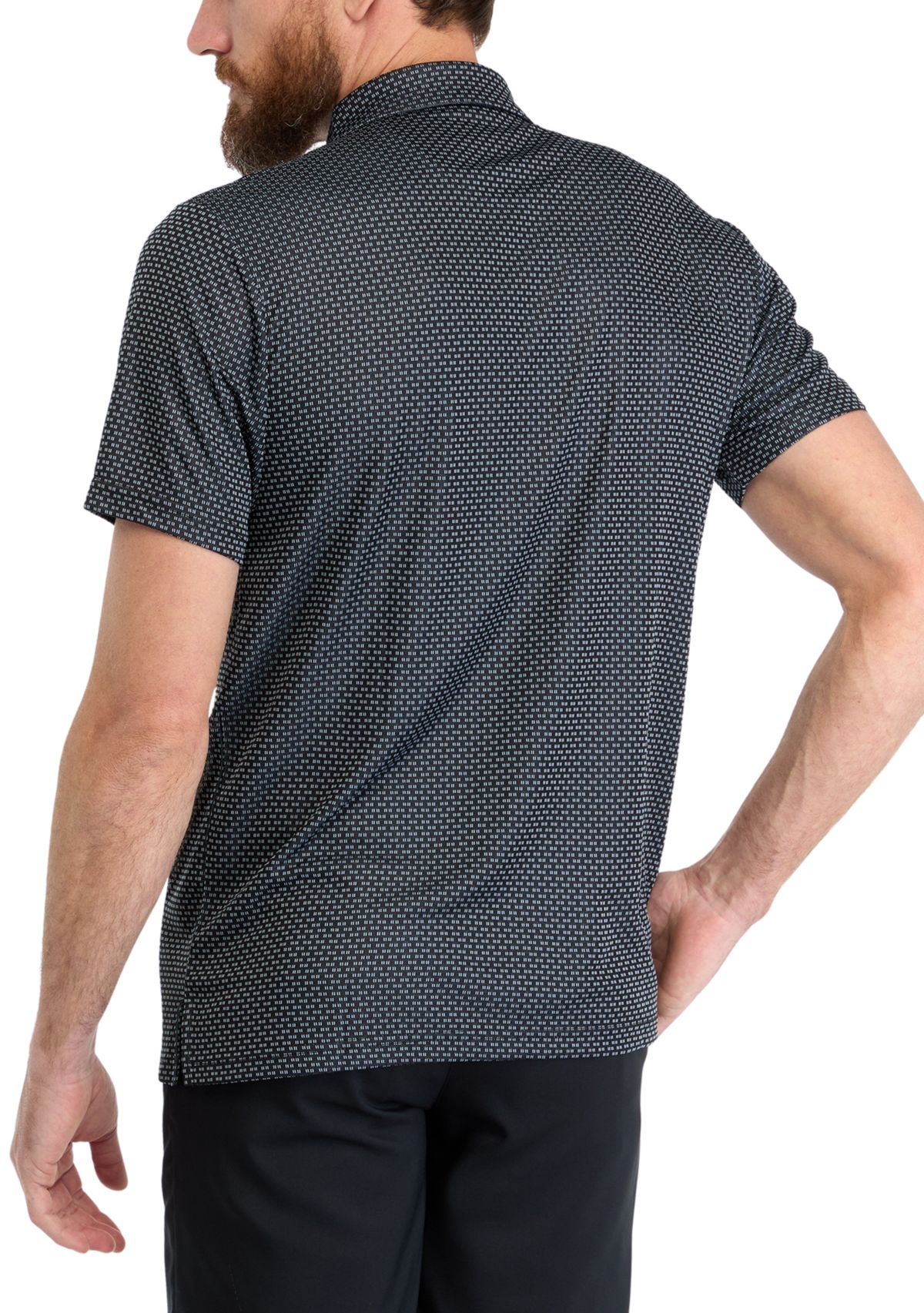 Mens Jacquard Polo Shirt