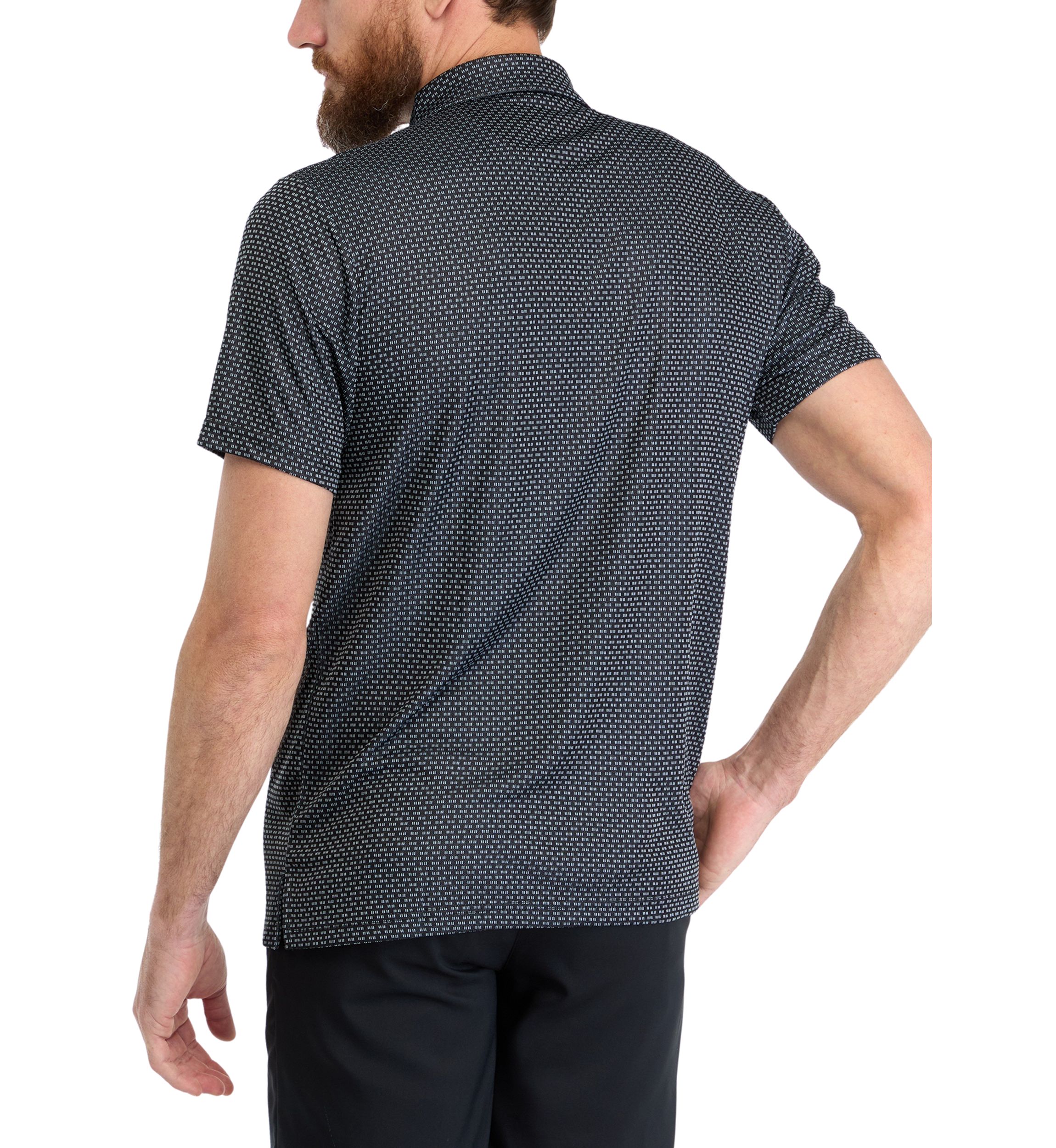 Mens Jacquard Polo Shirt