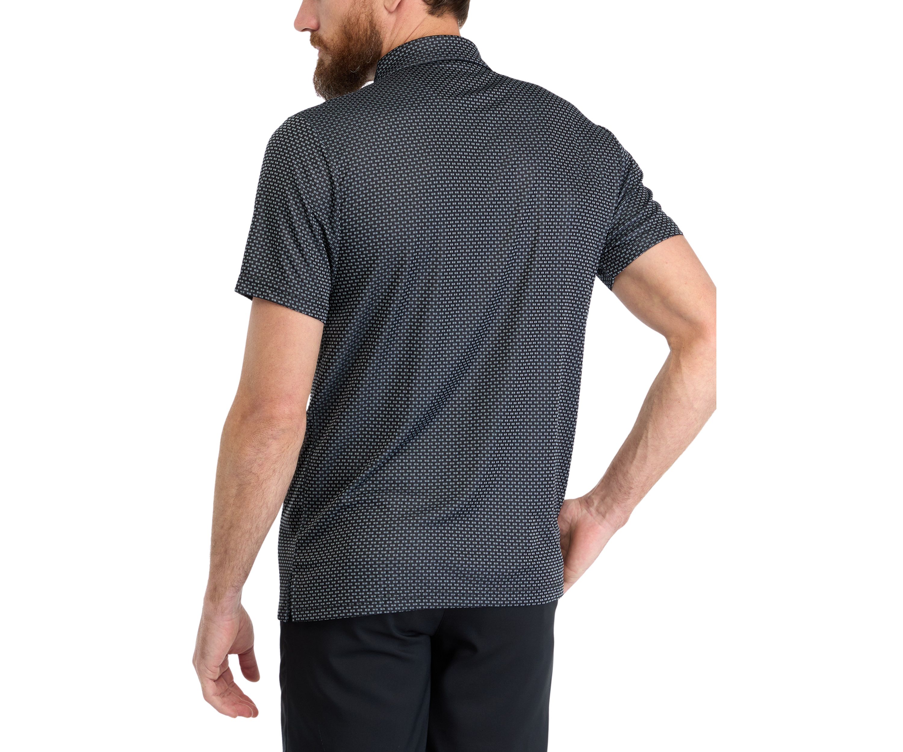 Mens Jacquard Polo Shirt