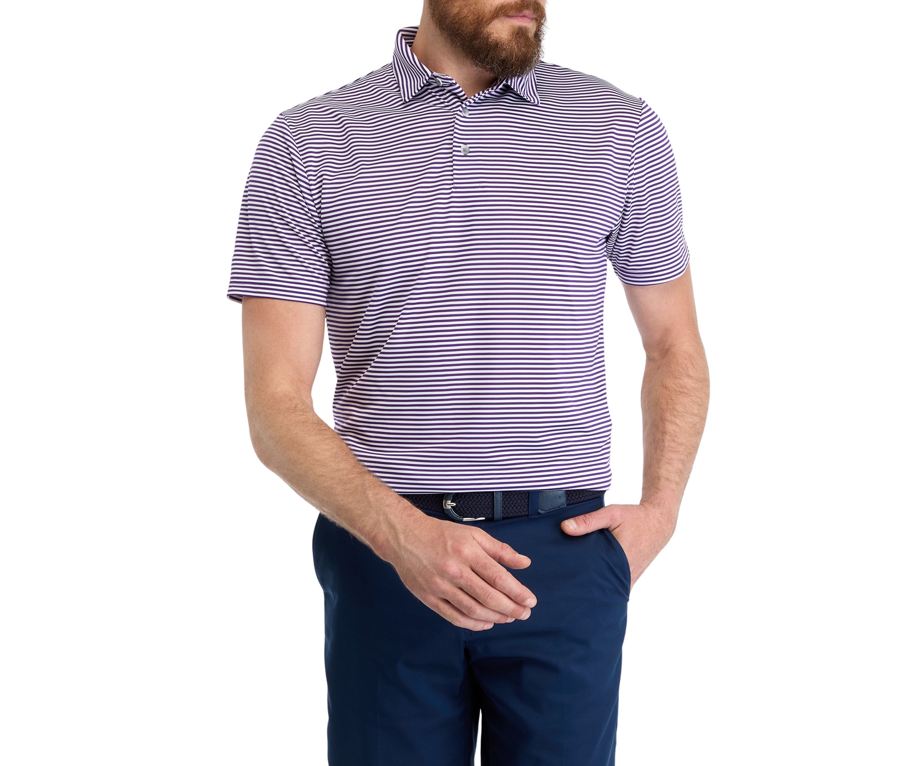 Mens Feeder Stripe Polo Shirt
