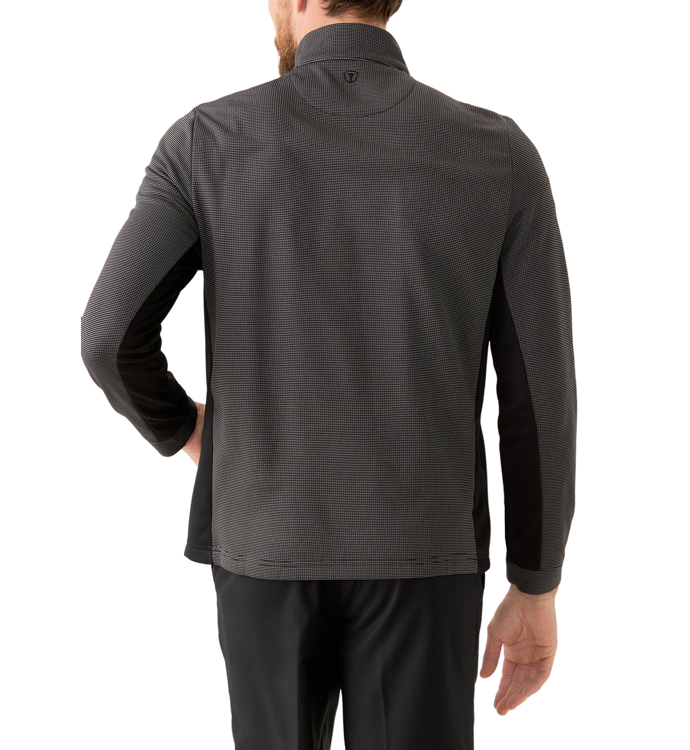 1/4 Zip Micro Jacquard Jacket