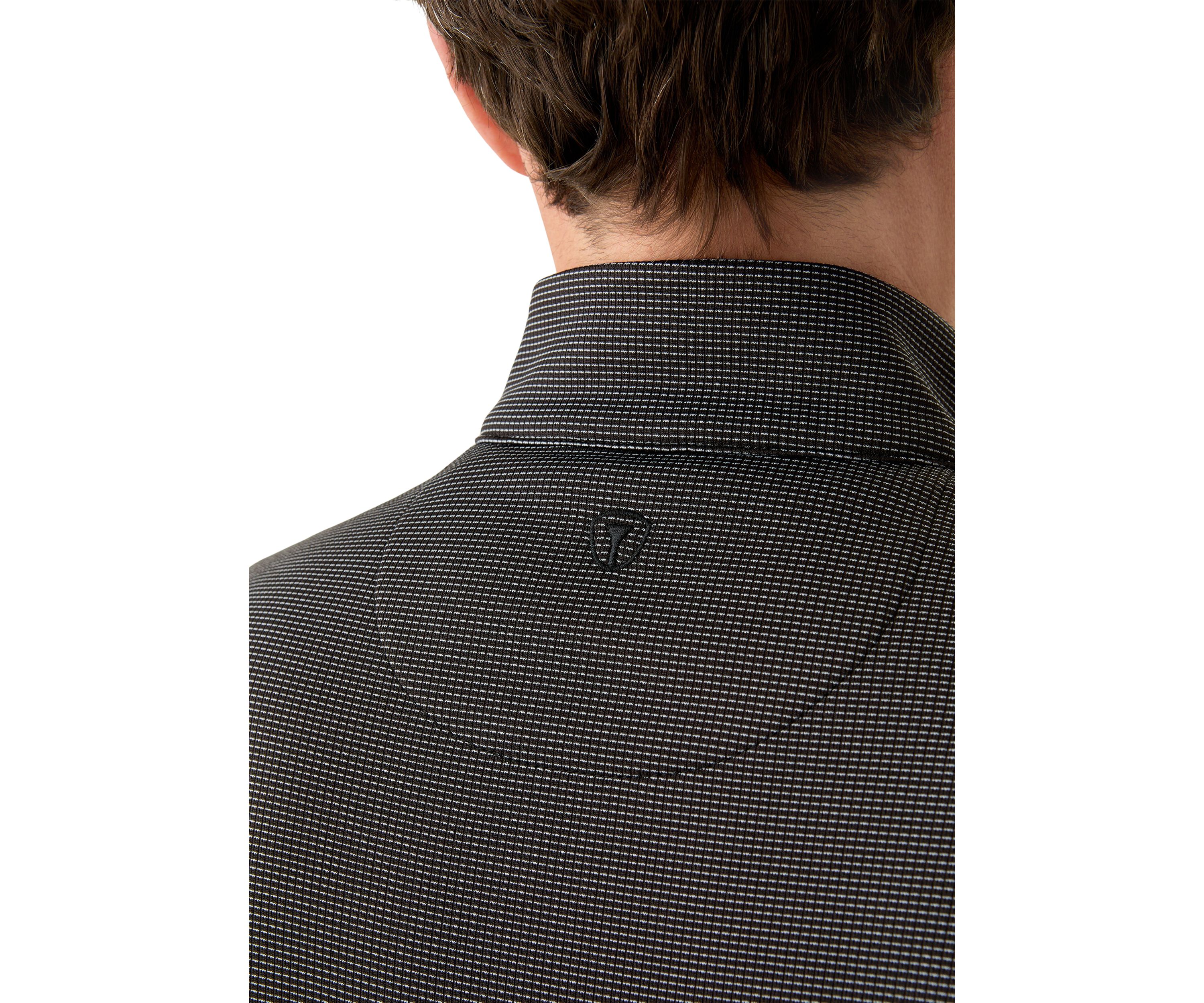 1/4 Zip Micro Jacquard Jacket
