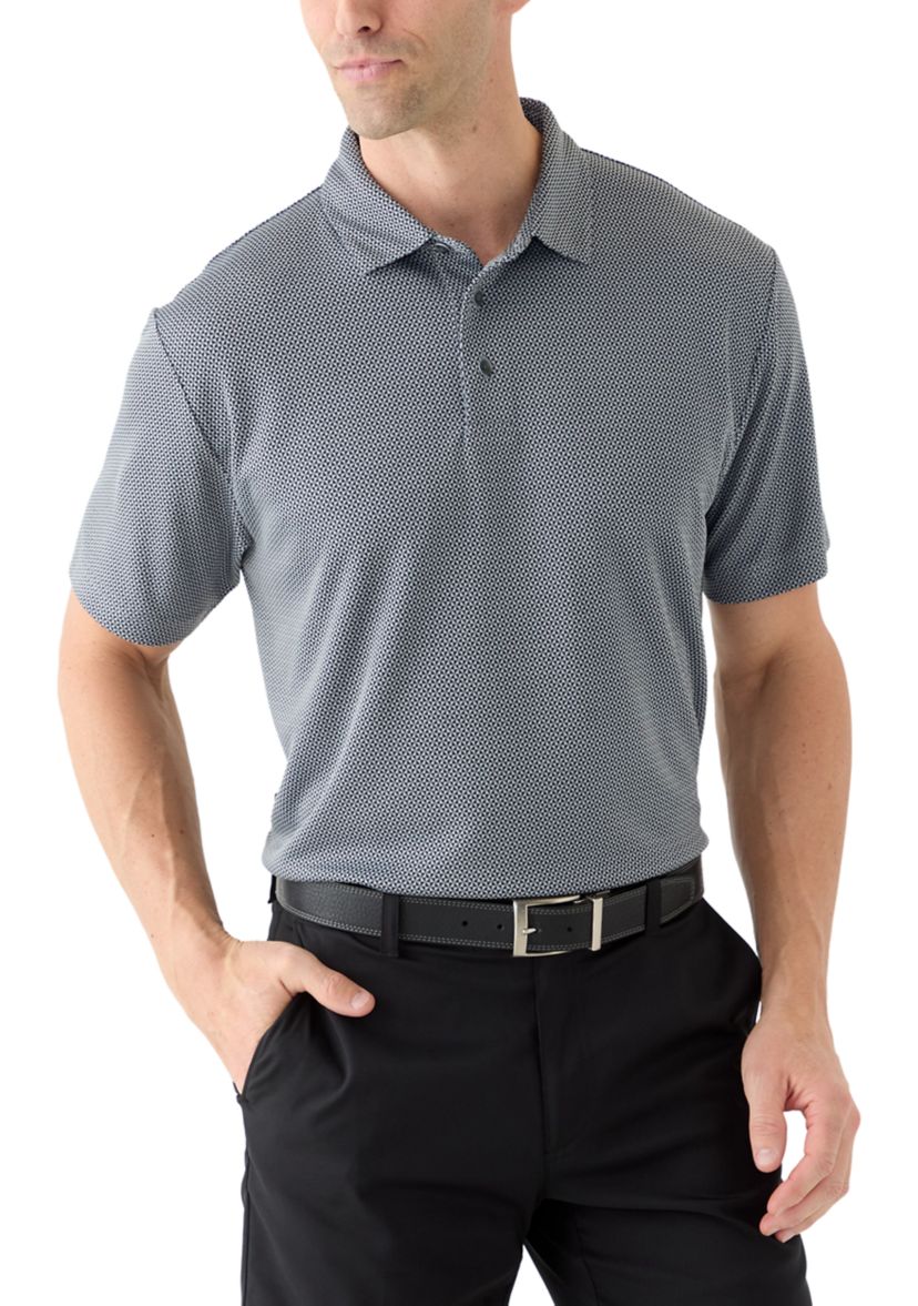 Mens Fall Jacquard Polo Shirt