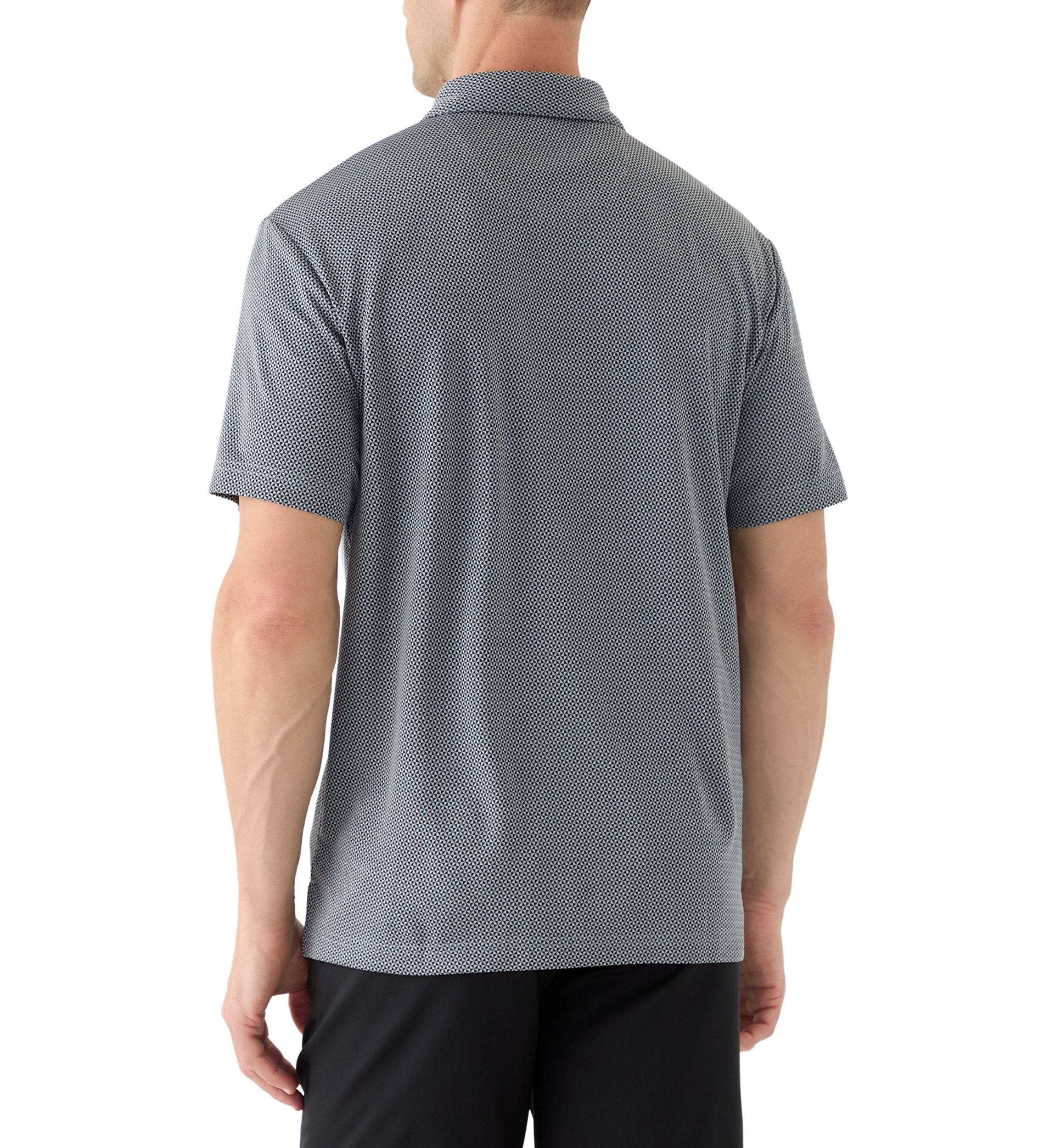 Mens Fall Jacquard Polo Shirt