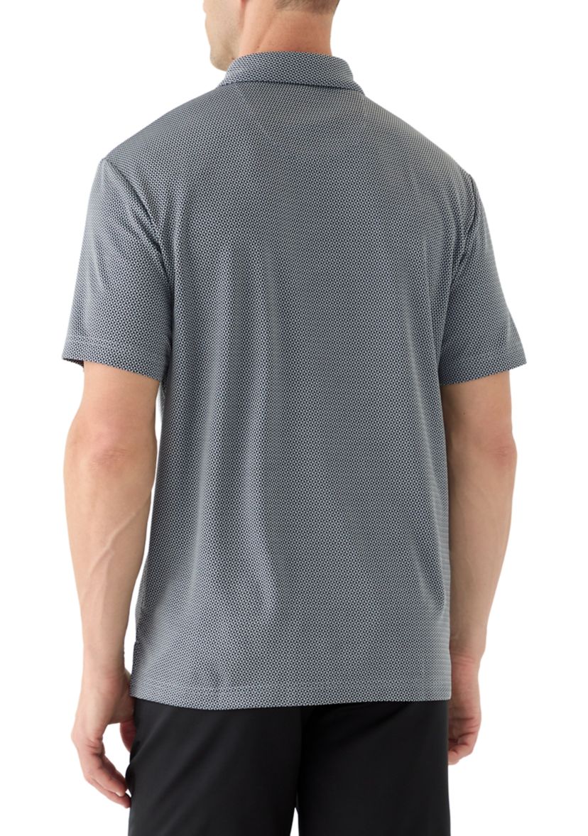 Mens Fall Jacquard Polo Shirt