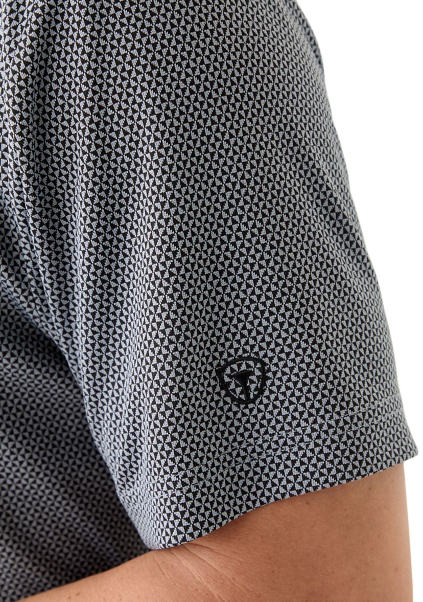 Mens Fall Jacquard Polo Shirt