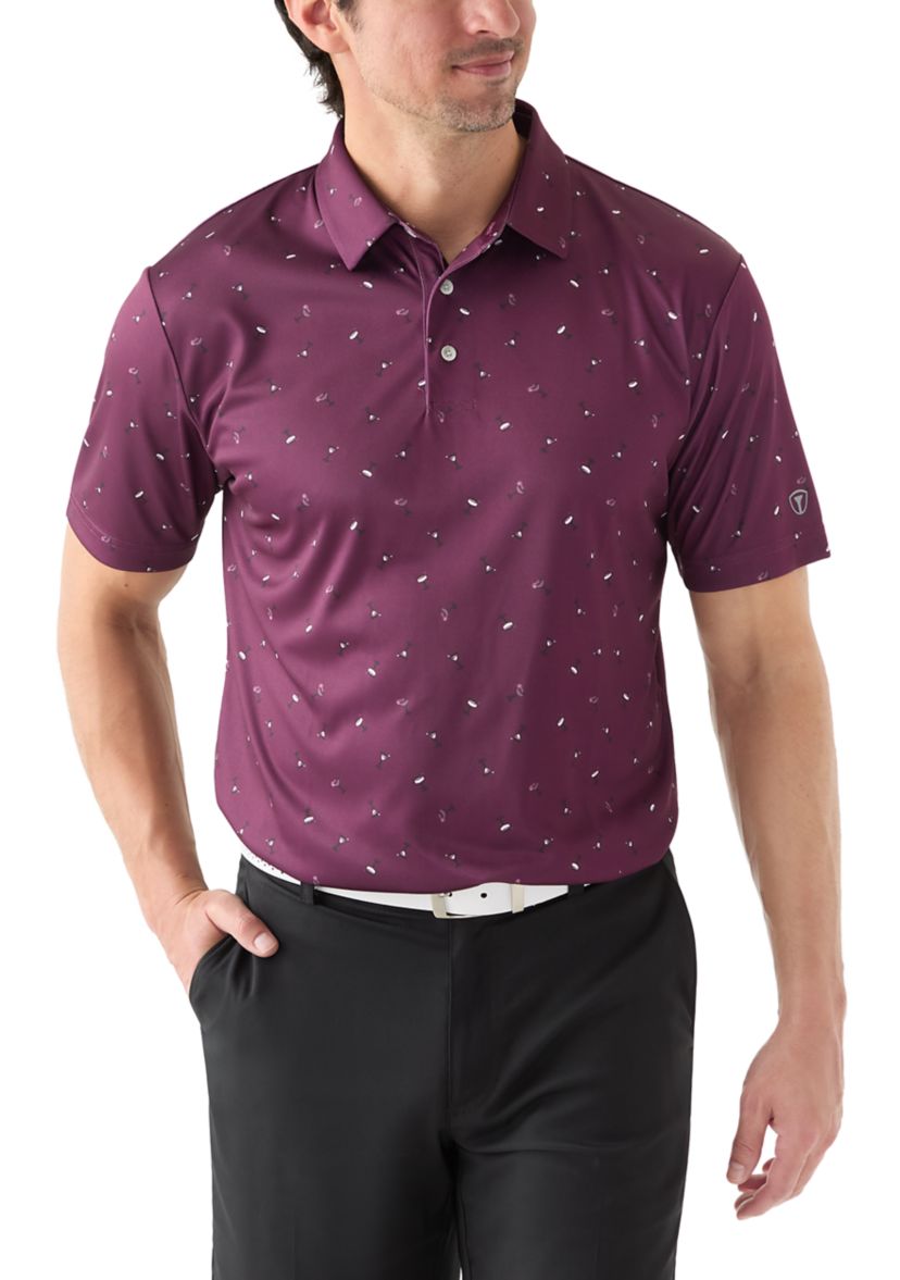 Martini Print Polo Shirt 