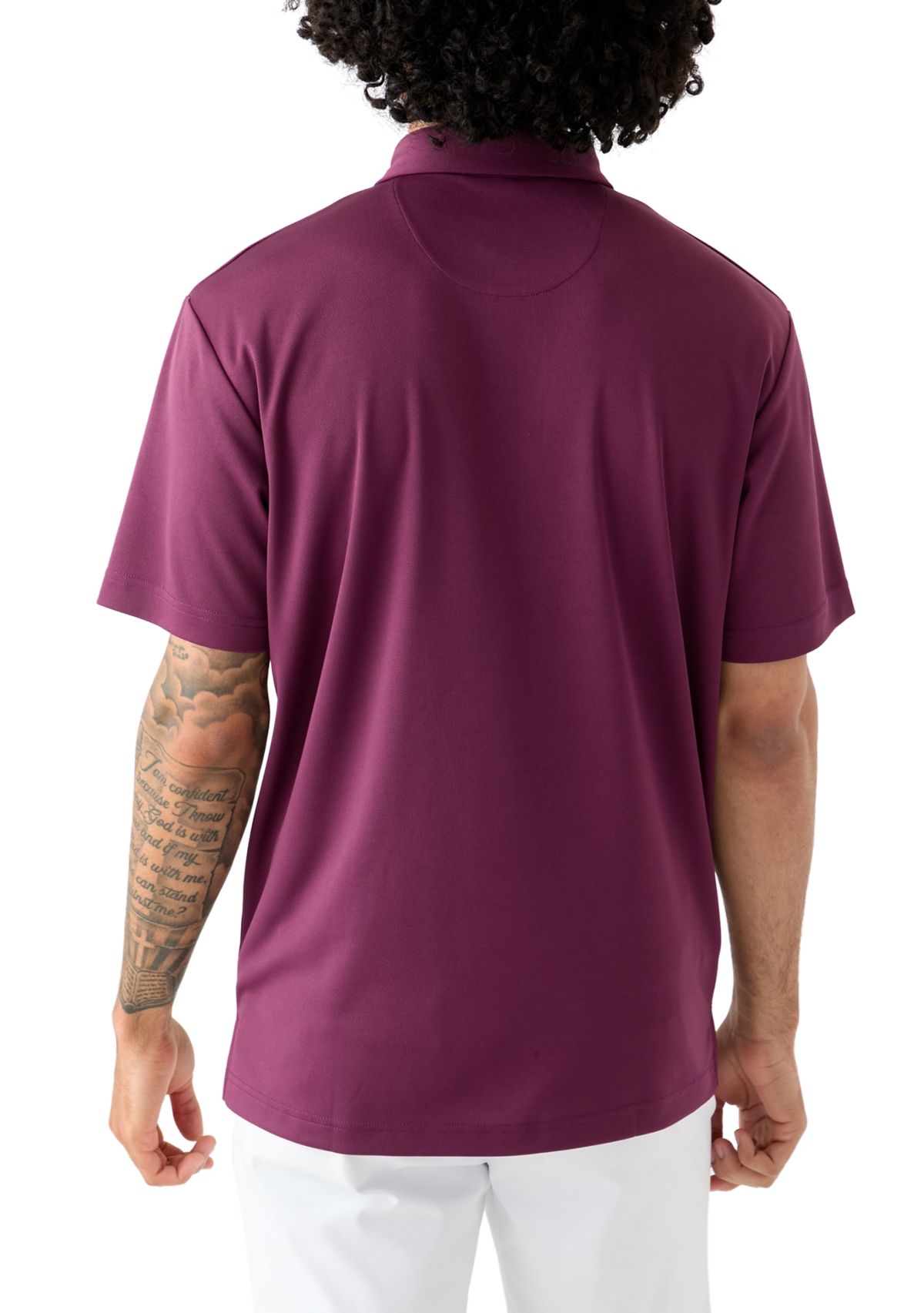 Mens Solid Polo Shirt